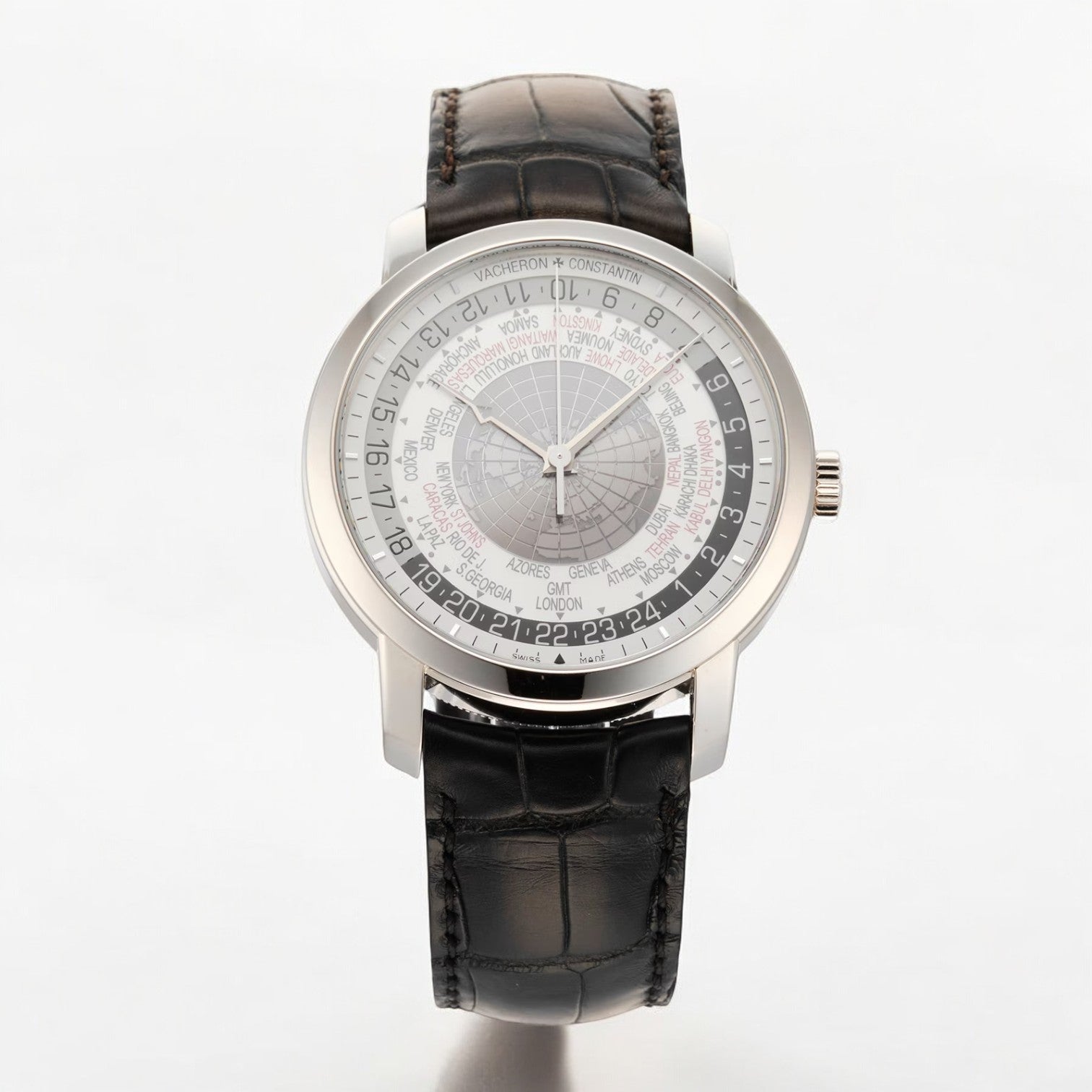 Traditionnelle World Time White Gold