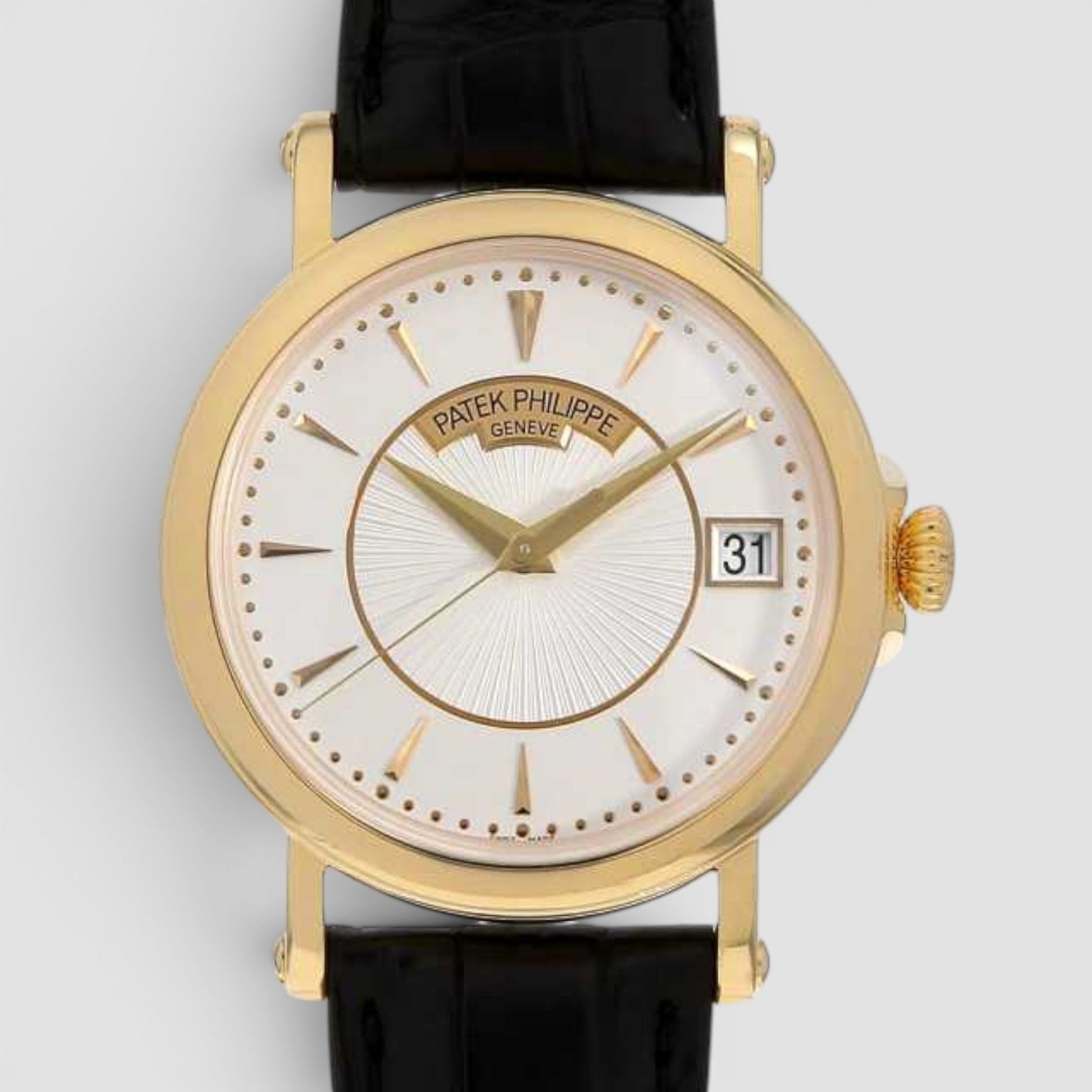 Calatrava Officer’s Watch 38mm 18K Yellow Gold