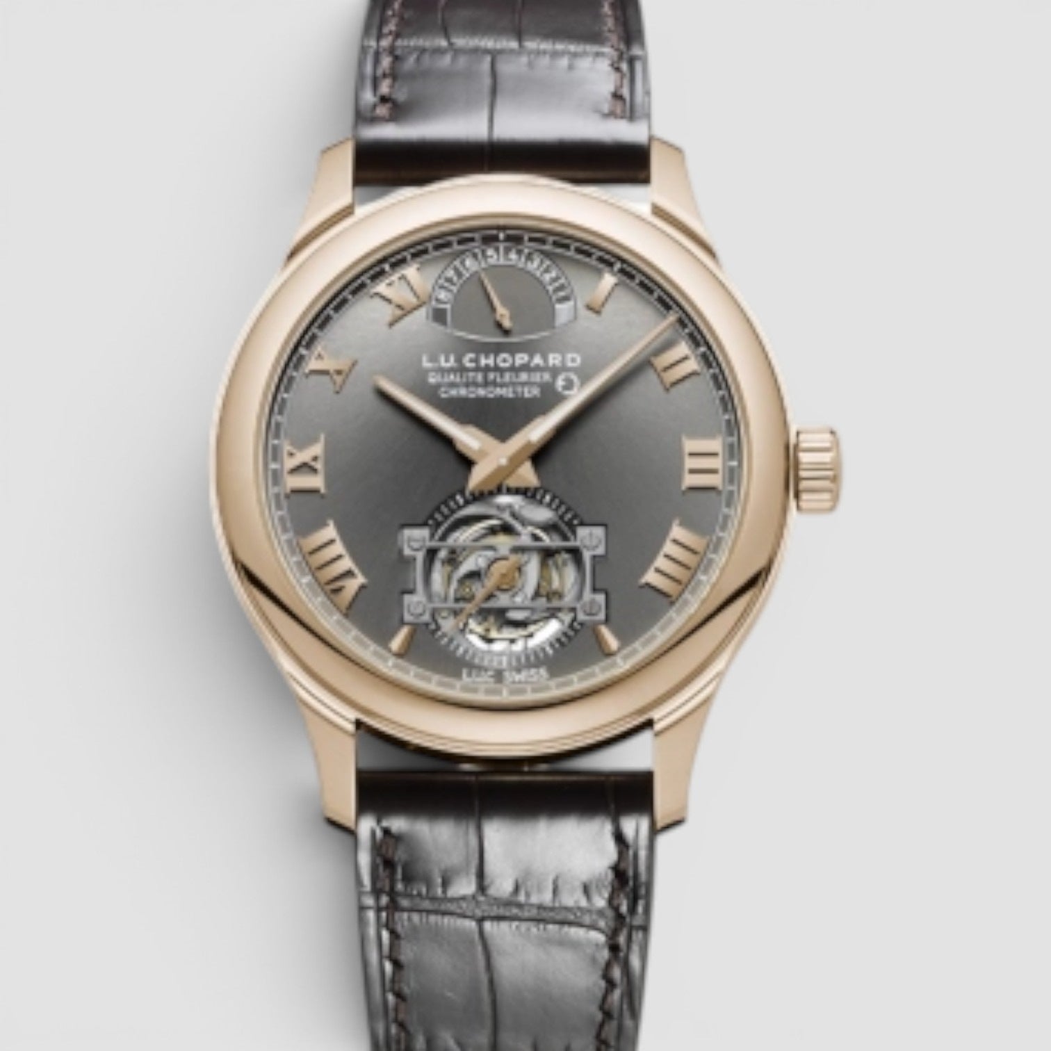 L.U.C Tourbillon QF 43mm Rose Gold Grey Dial Limited Edition