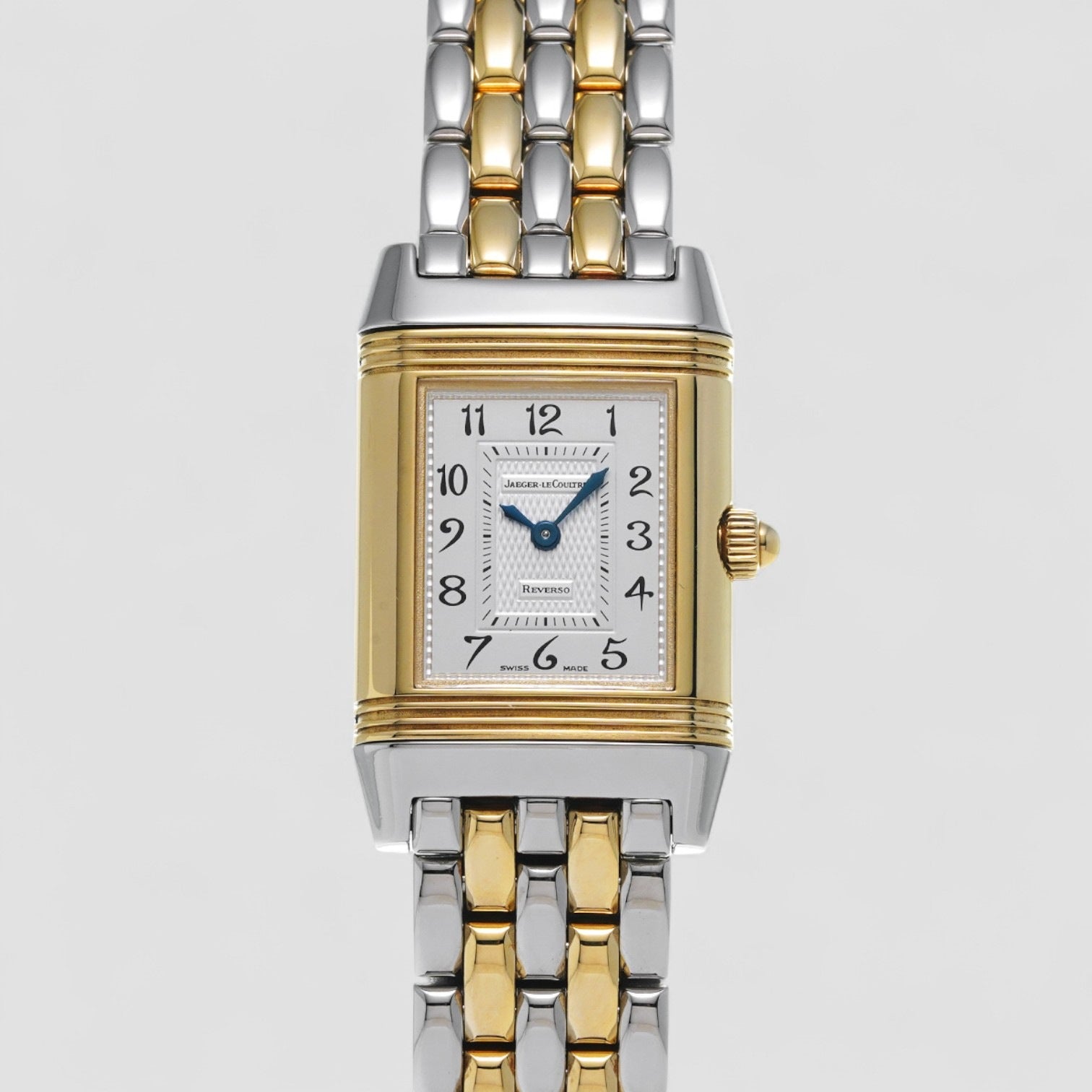 Reverso Duetto Steel Gold Diamond Watch