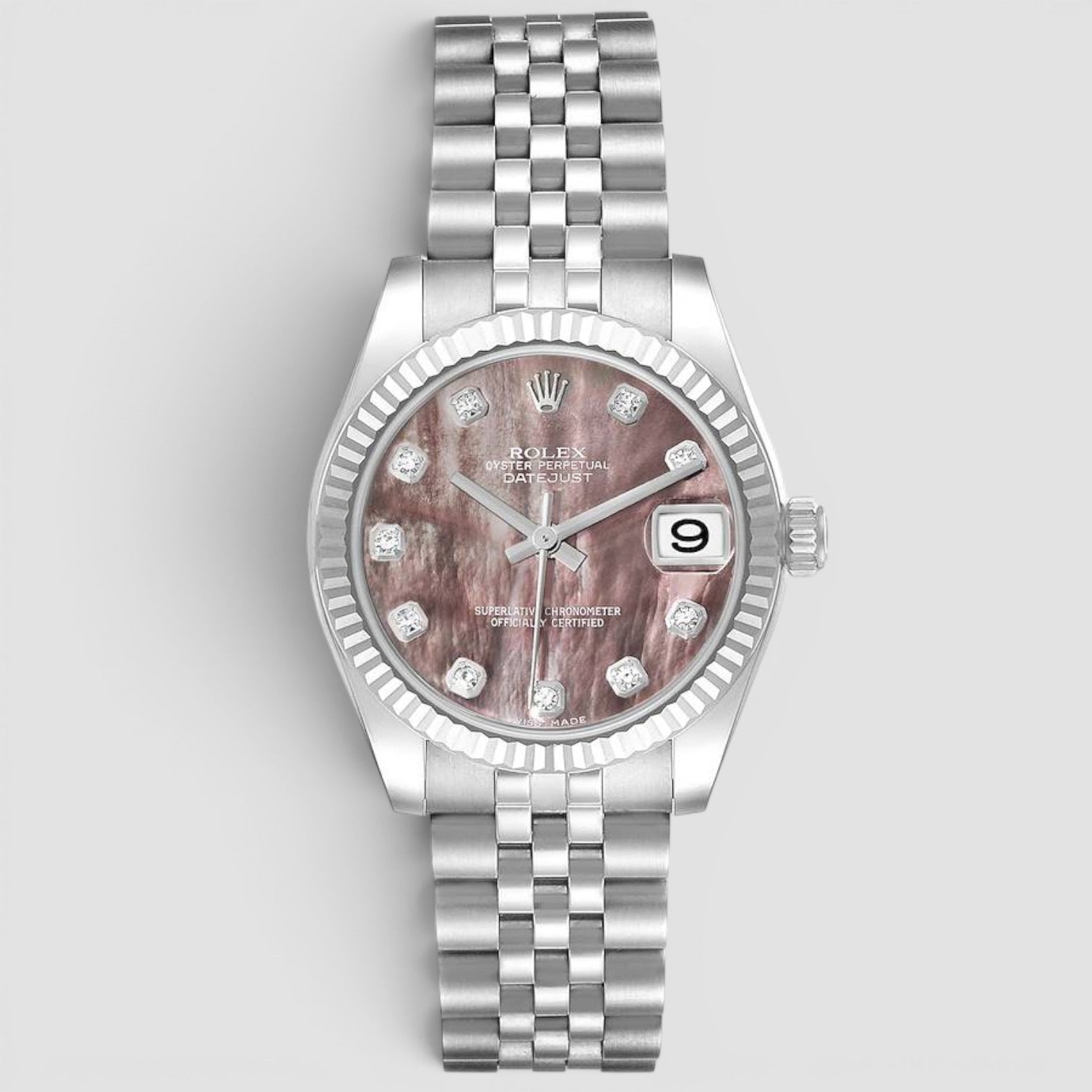 Datejust 31 Dark Tahiti MOP dial diamond jubilee