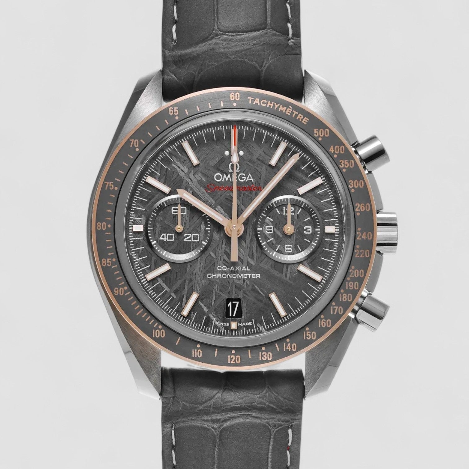 Speedmaster Grey Side of the Moon Meteorite Chronograph Titanium Deployment Watch