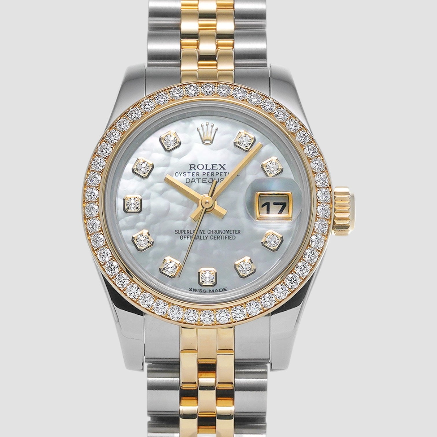 Lady-Datejust 26 Two-Tone Diamond-Set