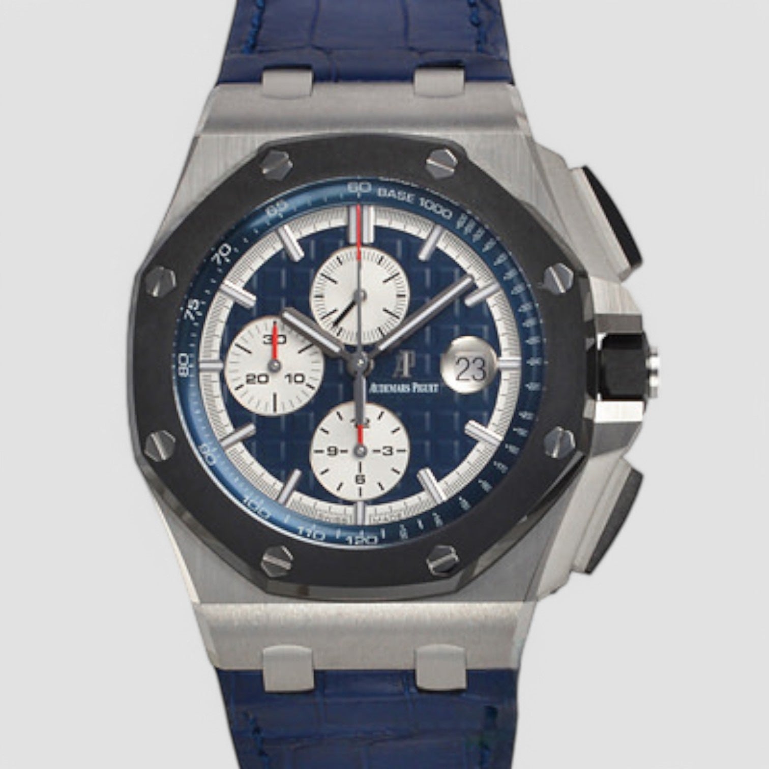 Royal Oak Offshore Blue Alligator Leather Men's Watch