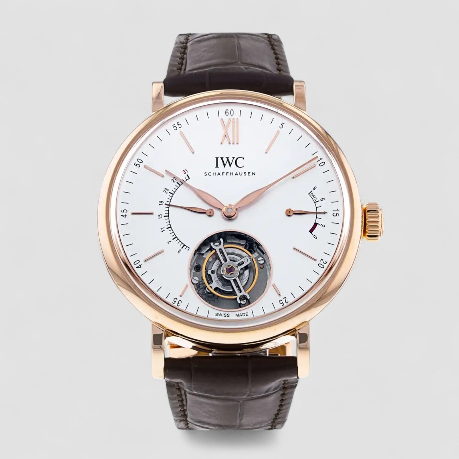 Portofino Hand-Wound Tourbillon Retrograde