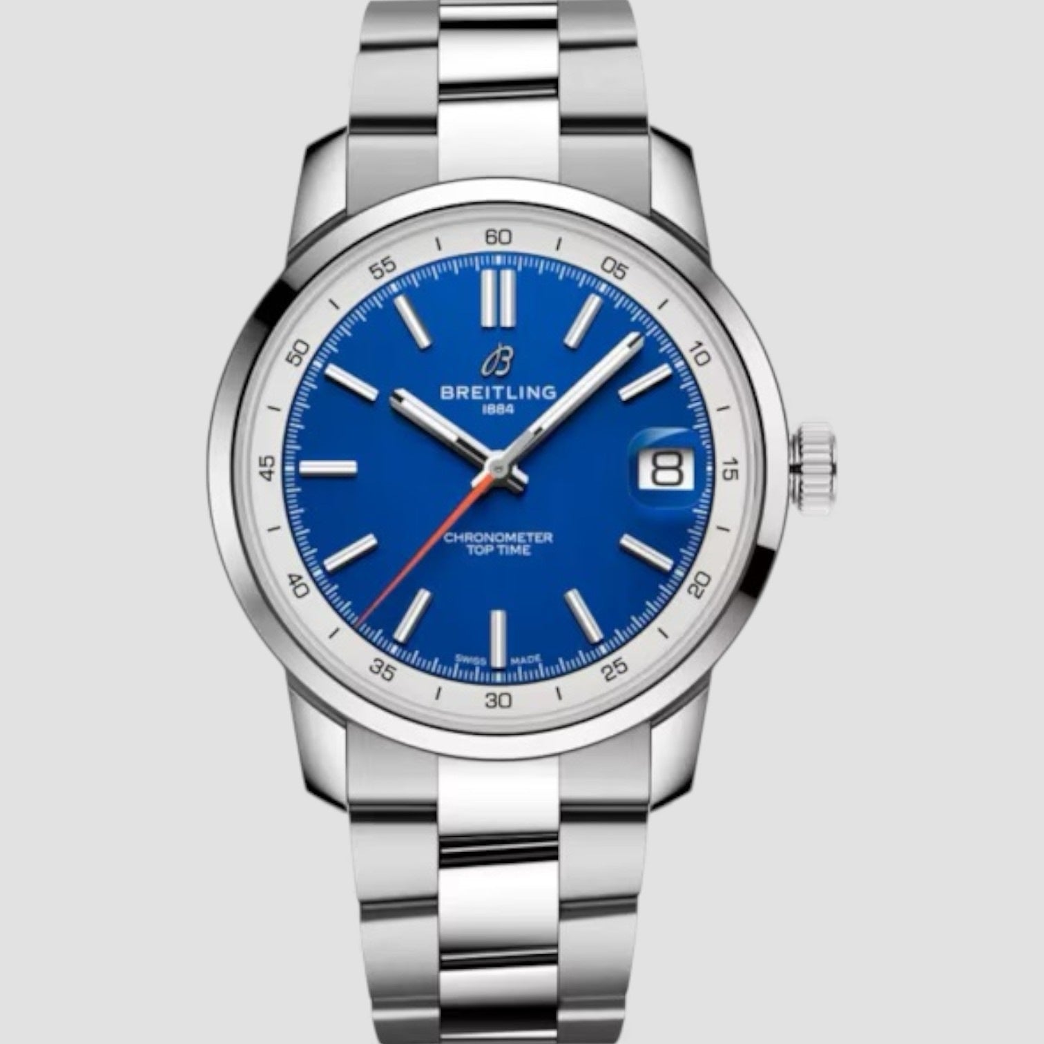 Top Time B31 38mm Blue Dial Automatic Bracelet Watch