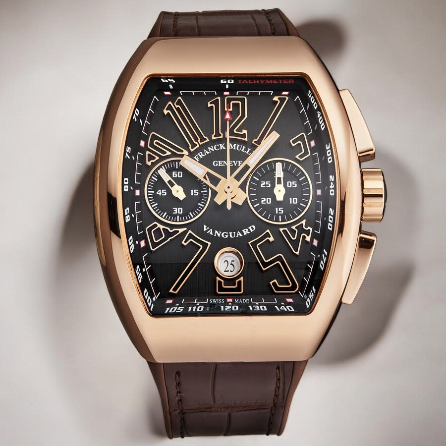 Vanguard Chronograph Automatic Gold Brown Dial