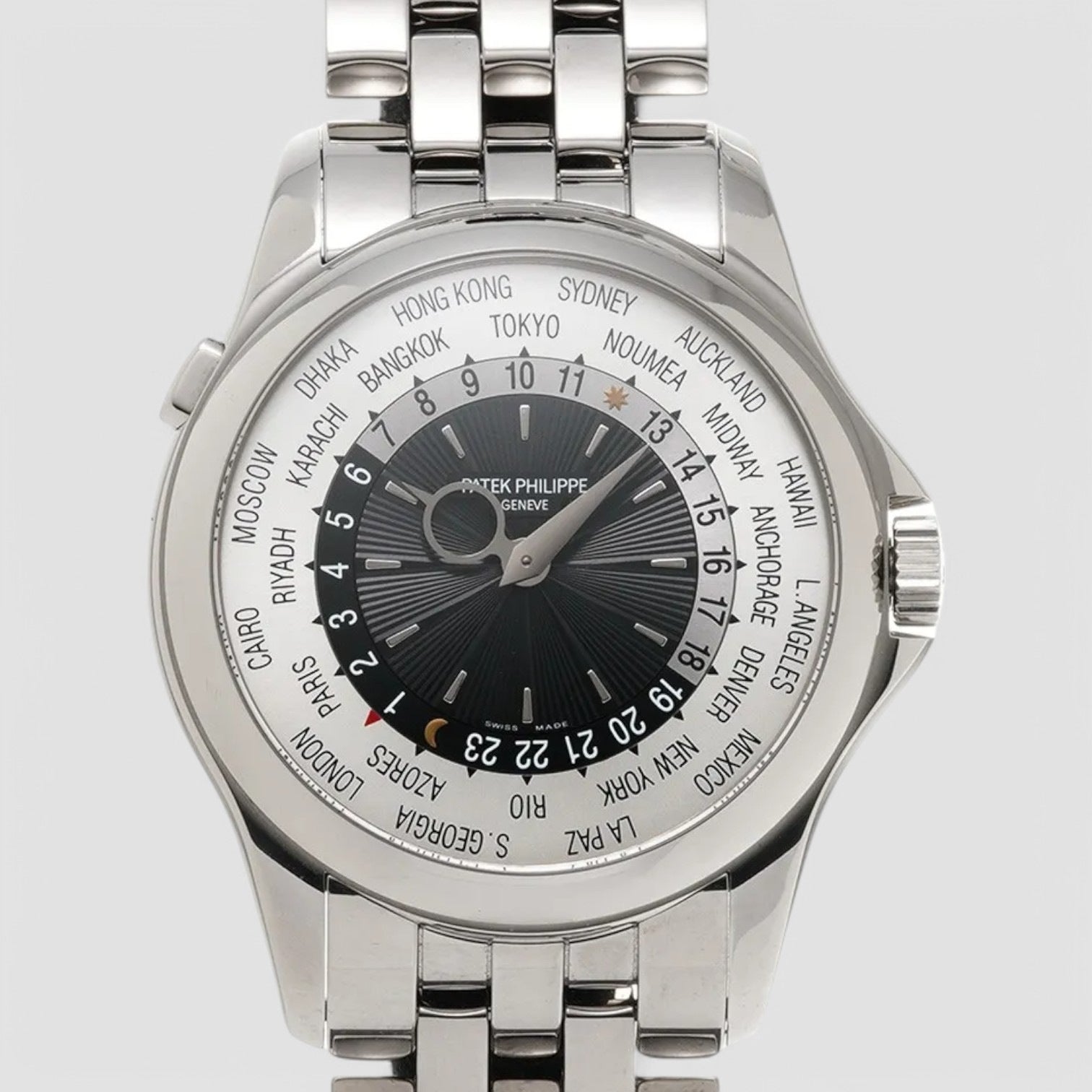 World Time 5130/1G 18K White Gold / 18K White Gold Bracelet