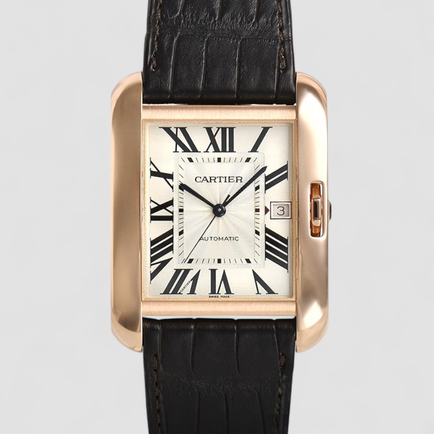 Tank Anglaise Large 18K Rose Gold Automatic