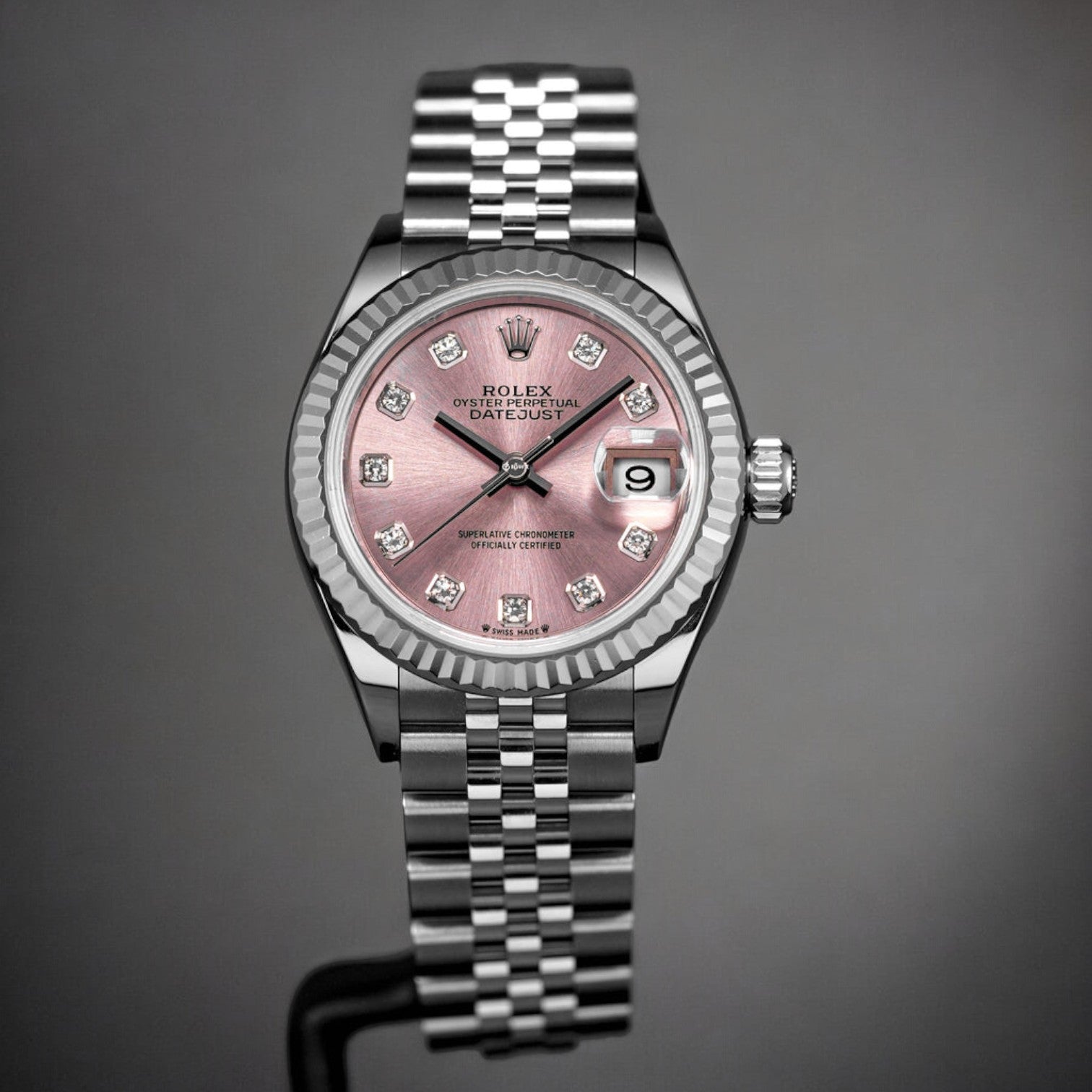 Lady-Datejust 28MM PINK DIAMOND DIAL