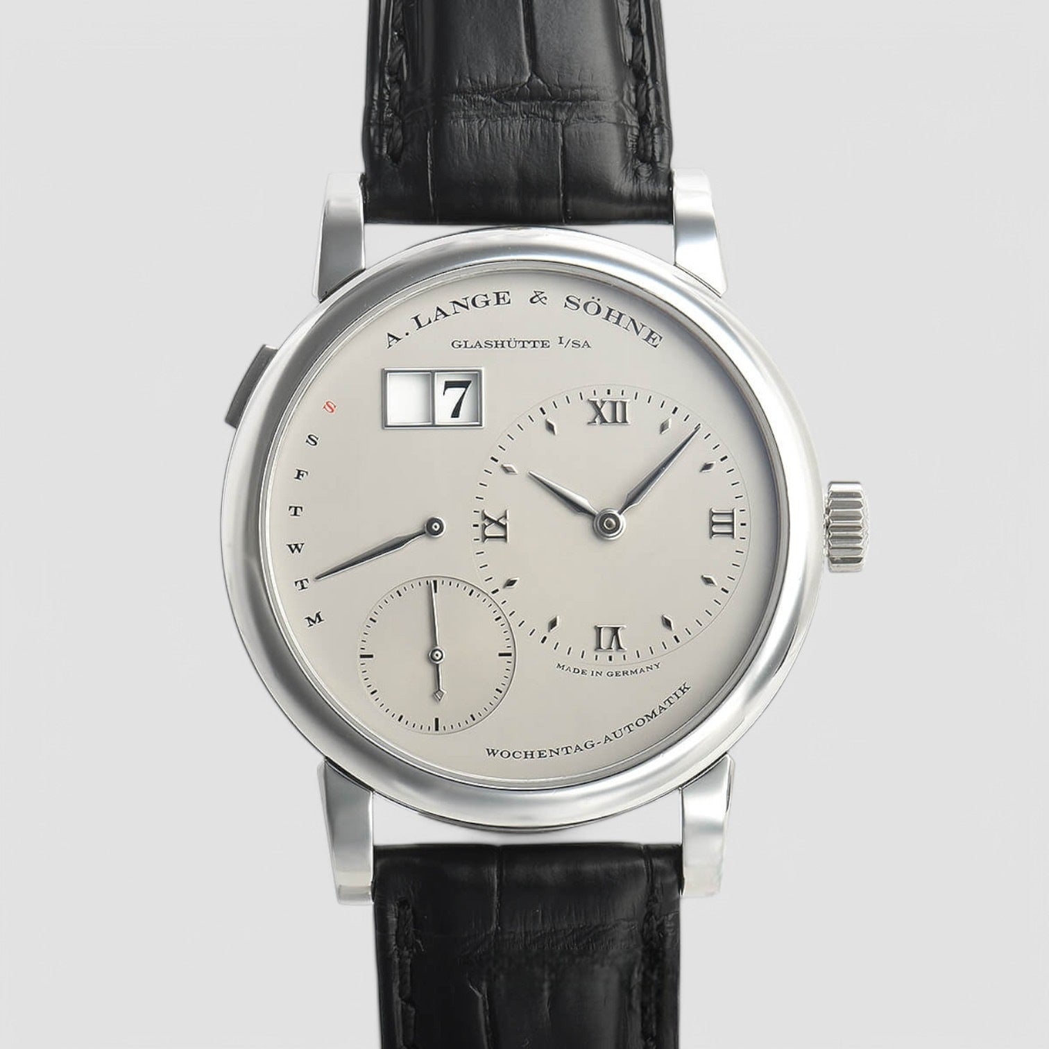 Lange 1 Daymatic Platinum