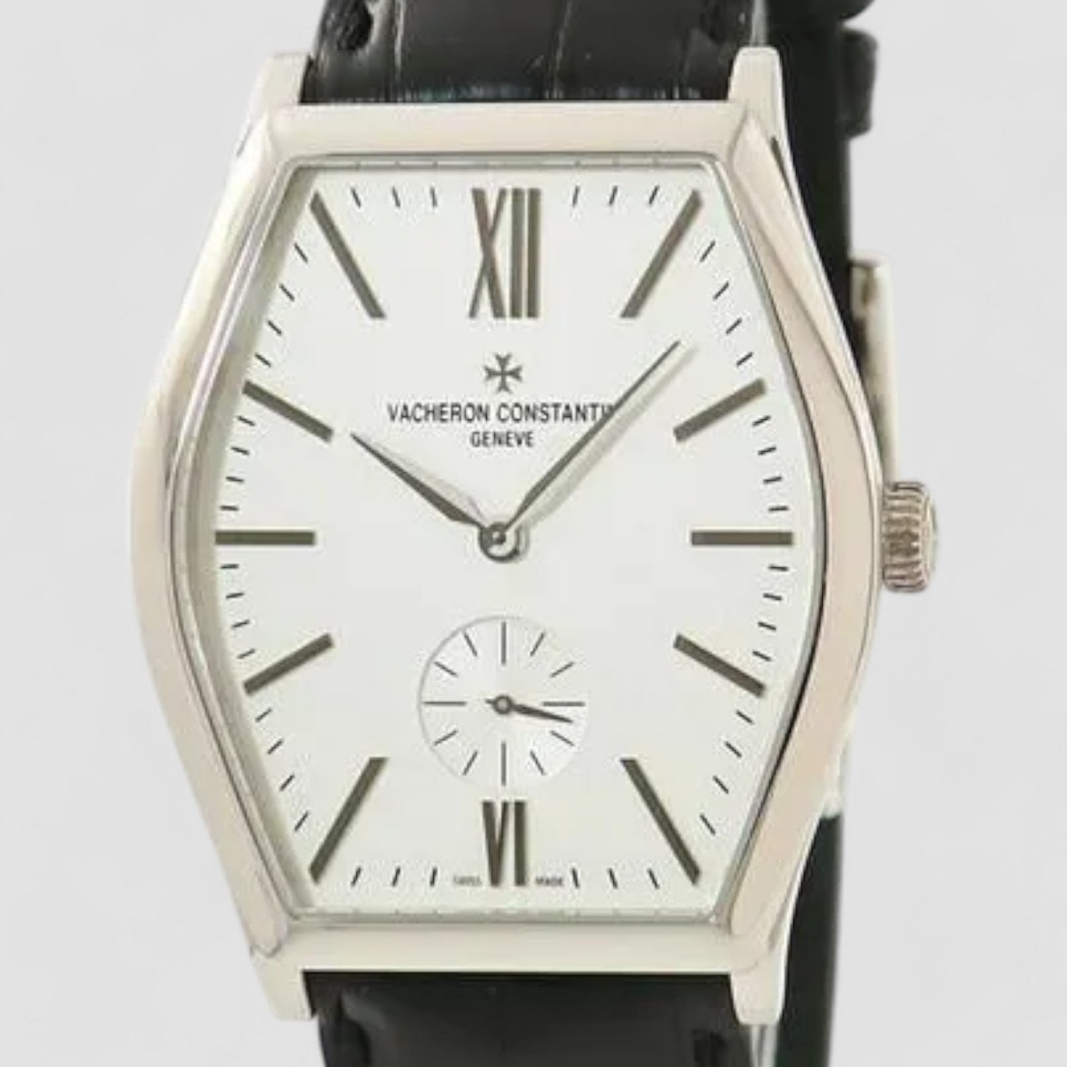 Malte Small Seconds Manual Silver Dial 18K White Gold