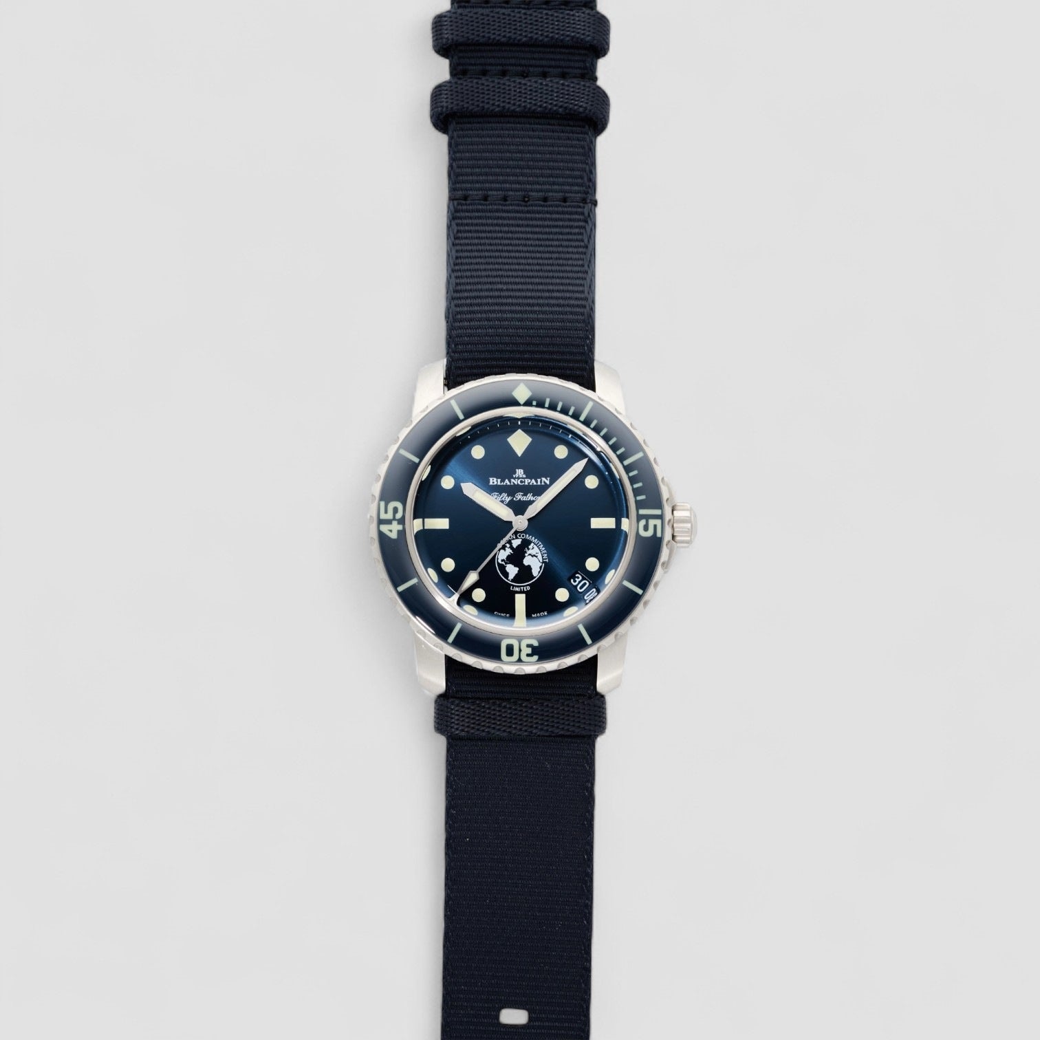 Fifty Fathoms Ocean Commitment III Limited Edition Blue Dial