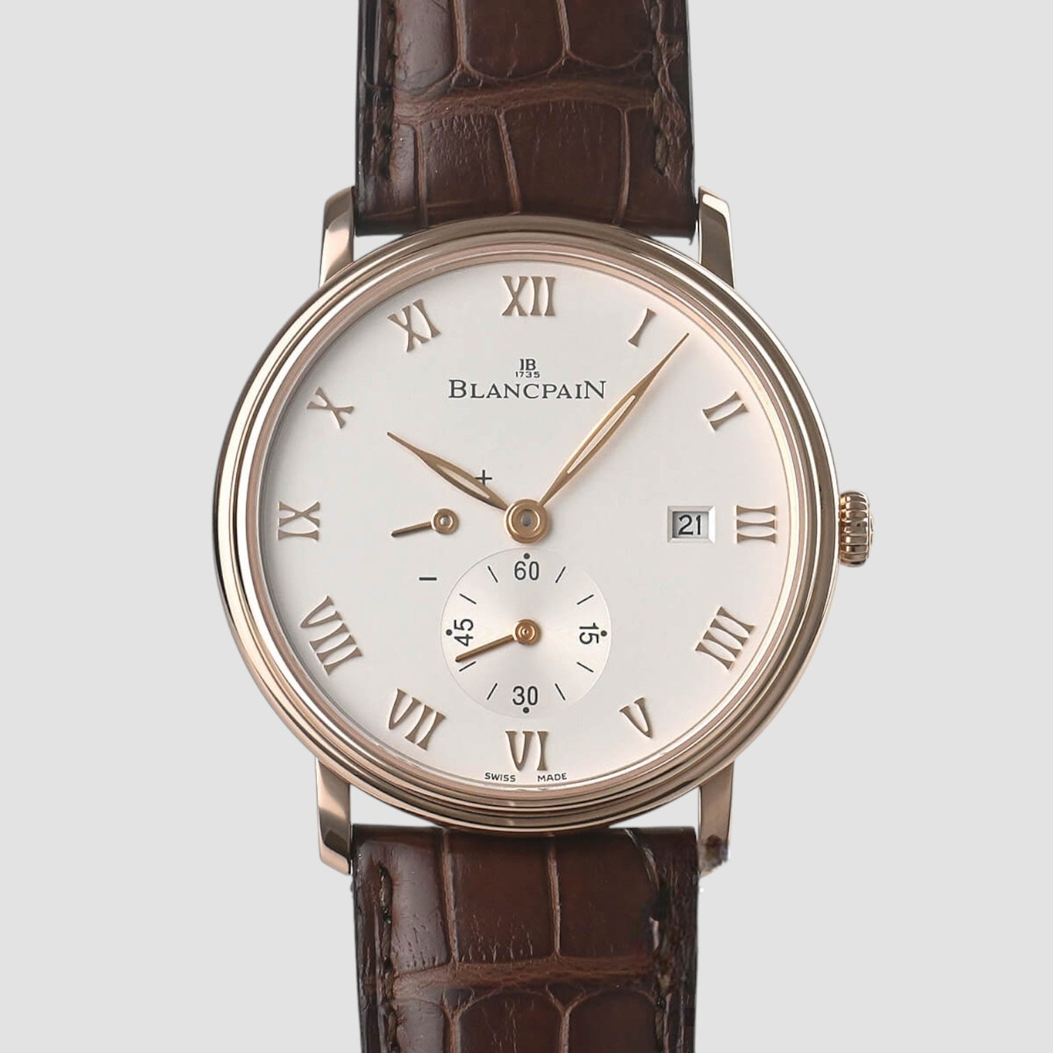 Villeret Small Seconds Power Reserve 18k RG Manual Wind 40MM