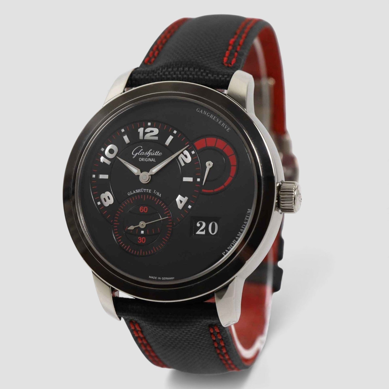 Panomatic Reserve XL 18K WG / Black Dial