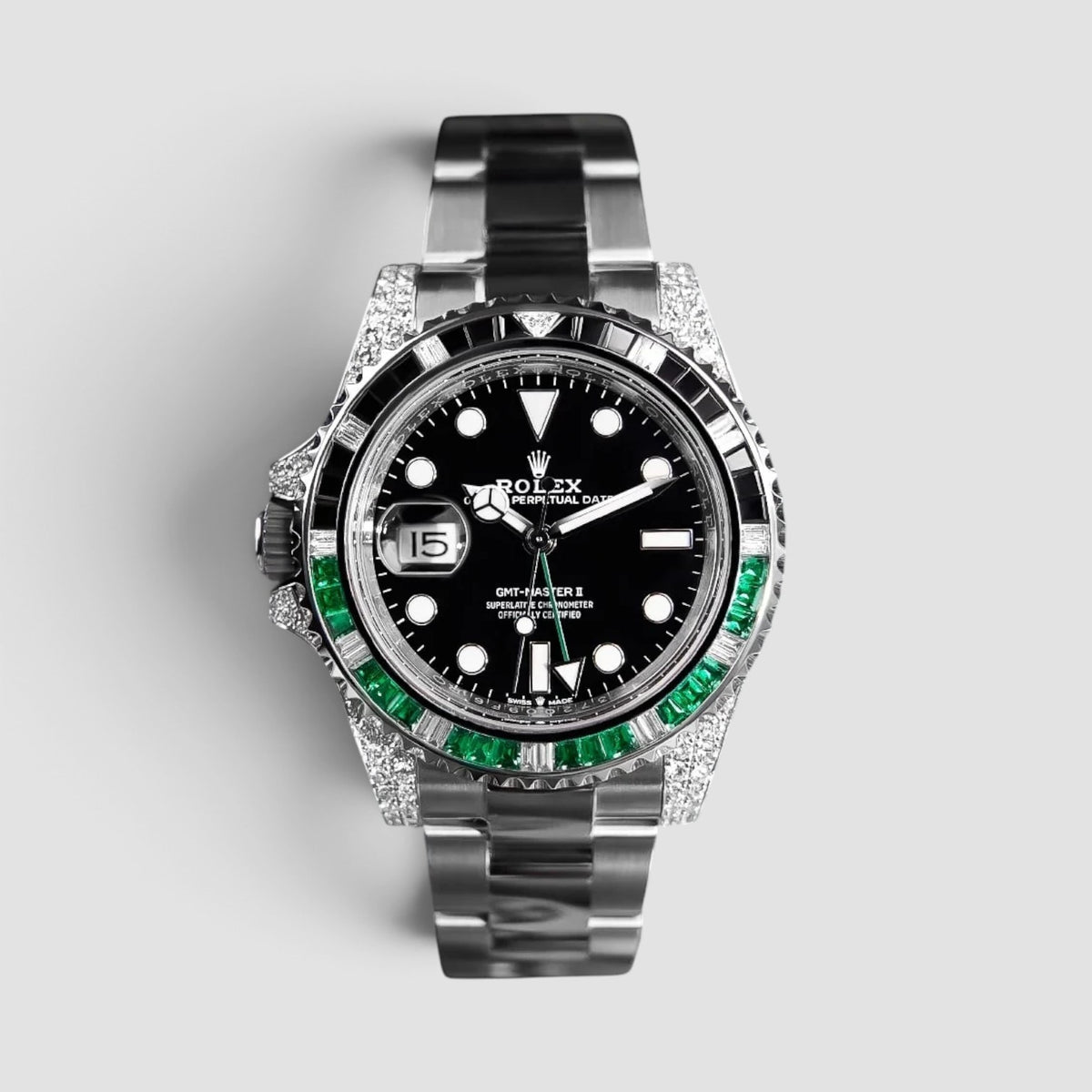 GMT-Master II 40 Sprite Custom Diamond-Set
