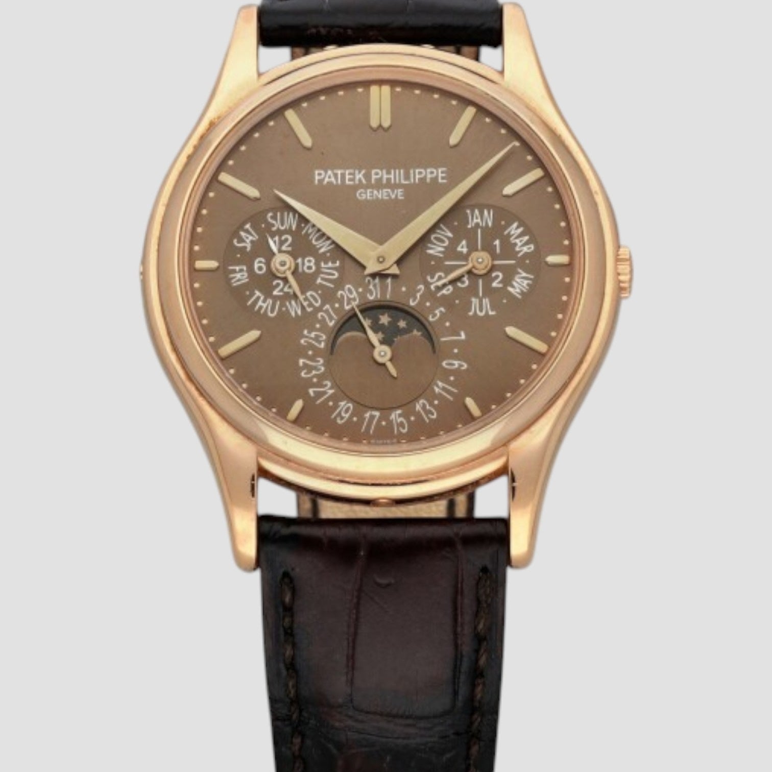 Patek Philippe Perpetual Calendar 5140R Brown Dial 18K Rose Gold