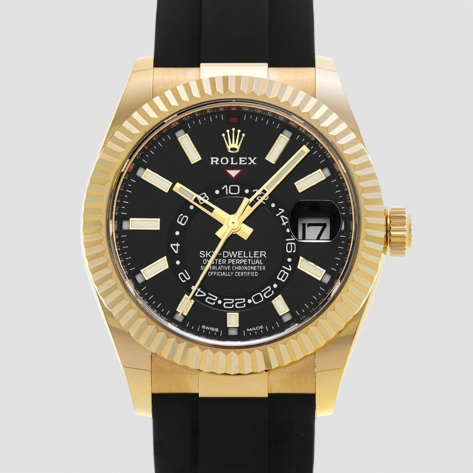 Sky Dweller Black Dial 18k Yellow Gold / OysterFlex 2022