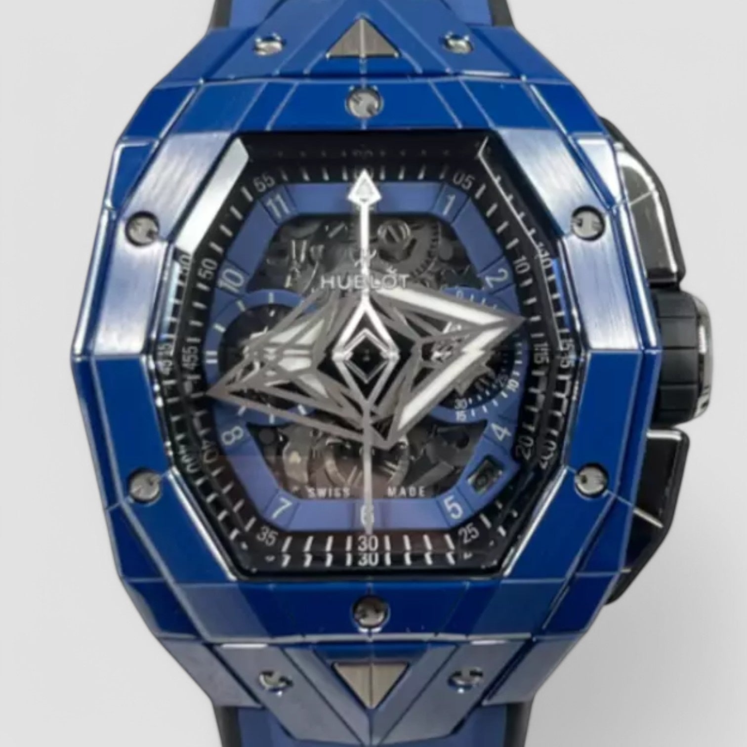 Big Bang Chronograph Sang Bleu Ceramic Men's Watch