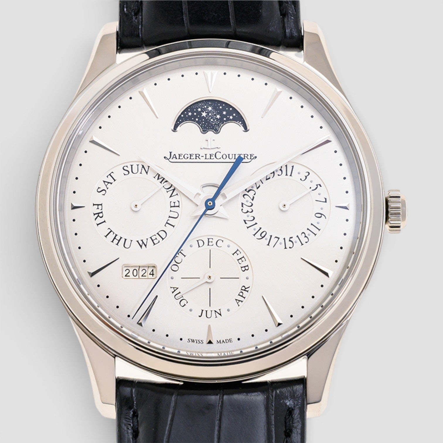 Master Ultra Thin Perpetual Calendar SS Silver Dial