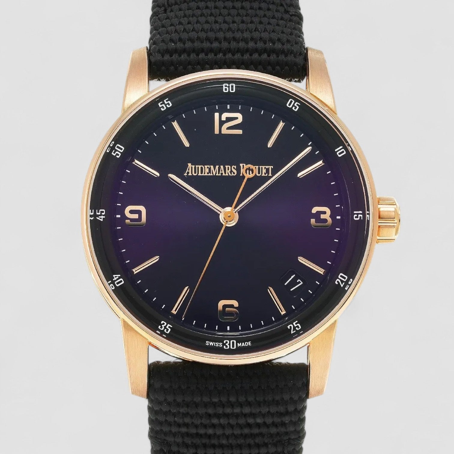 Code 11:59 Automatic 18k Rose Gold Smoked Purple Dial