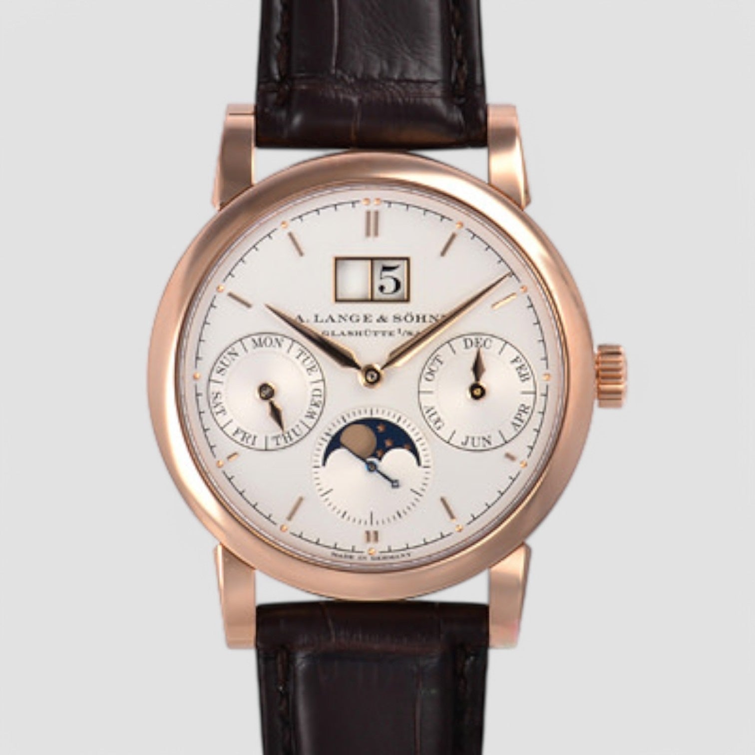Saxonia Annual Calendar 18K Rose Gold