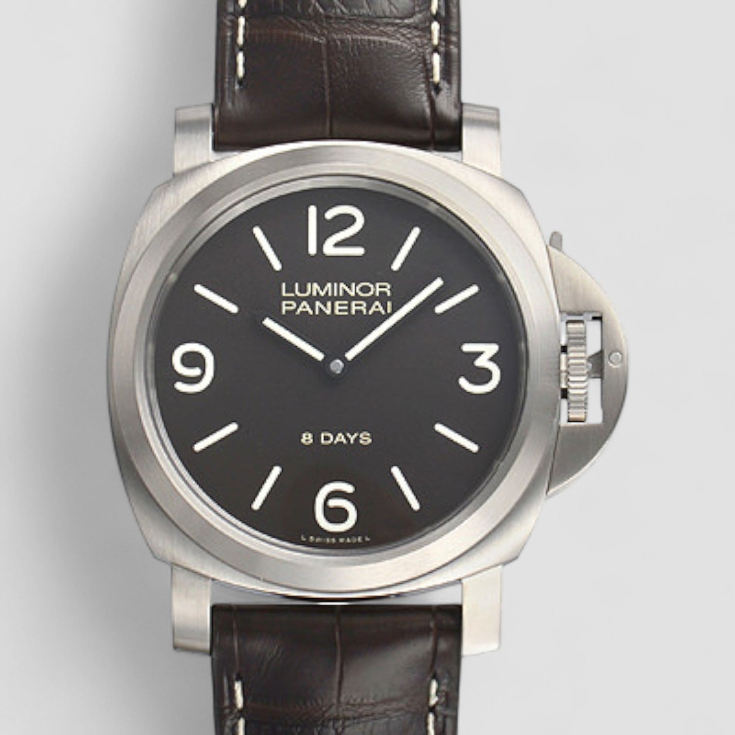 Luminor Base 8 Days Titanium Brown Dial