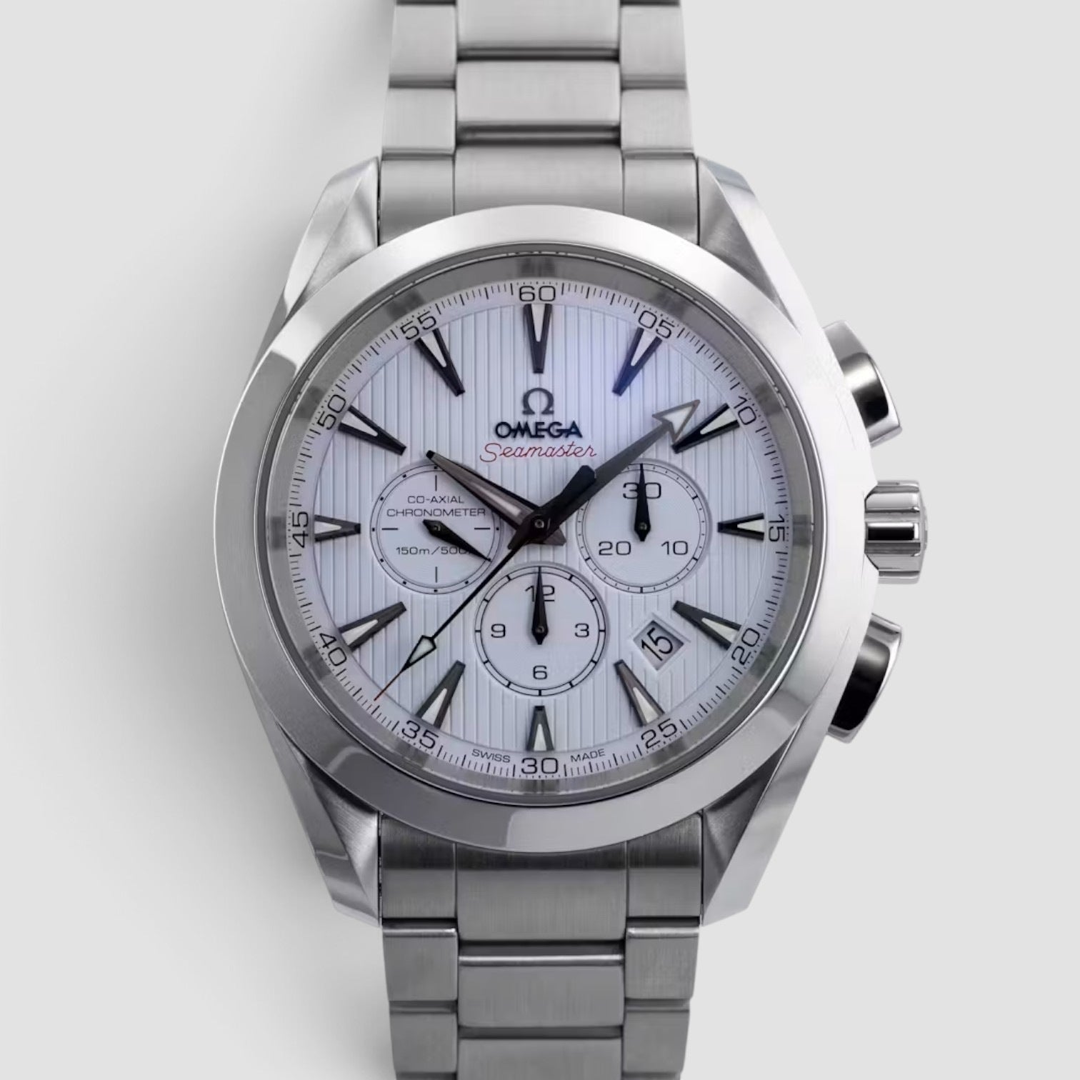 Seamaster Aqua Terra Chronograph 44mm Steel White Dial