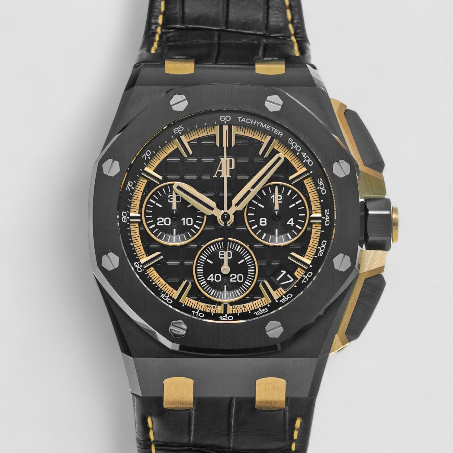 Royal Oak Offshore Ceramic / 18K YG Black Dial