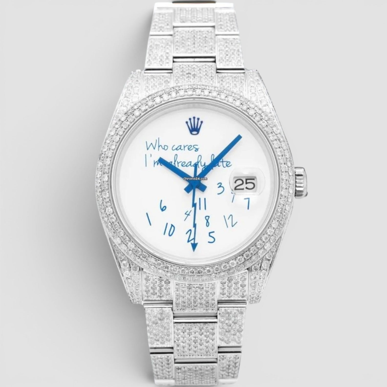 Datejust 41 WHO CARES FULL ICED OUT