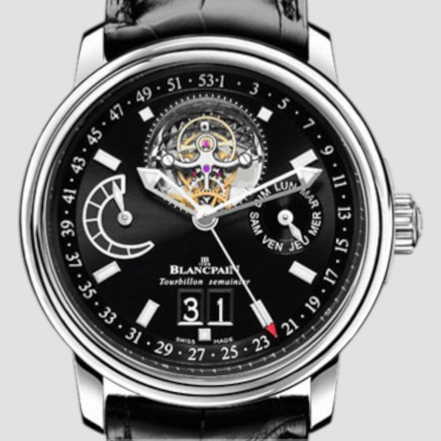 Leman Tourbillon Semainier 40 mm