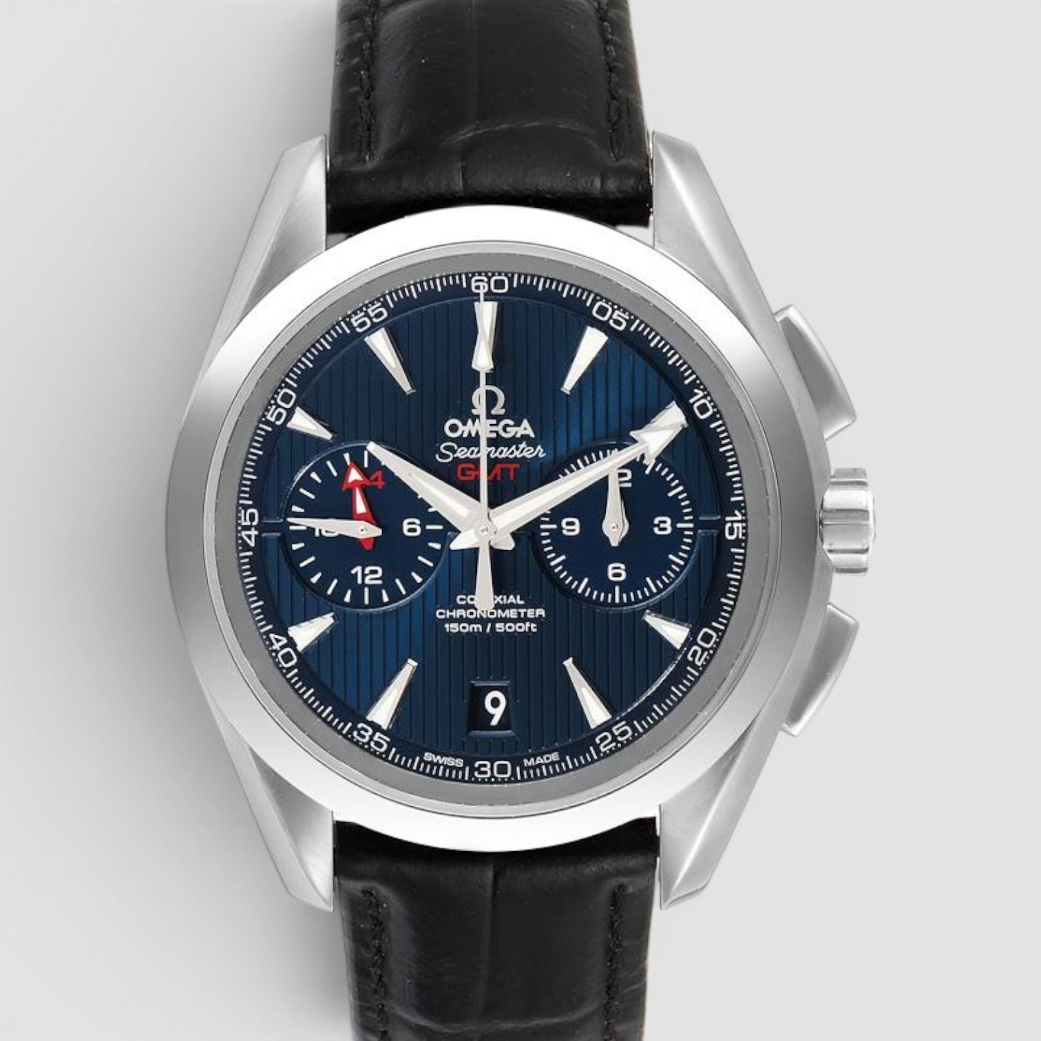 Seamaster Aqua Terra GMT Chronograph 43mm Steel Blue Dial