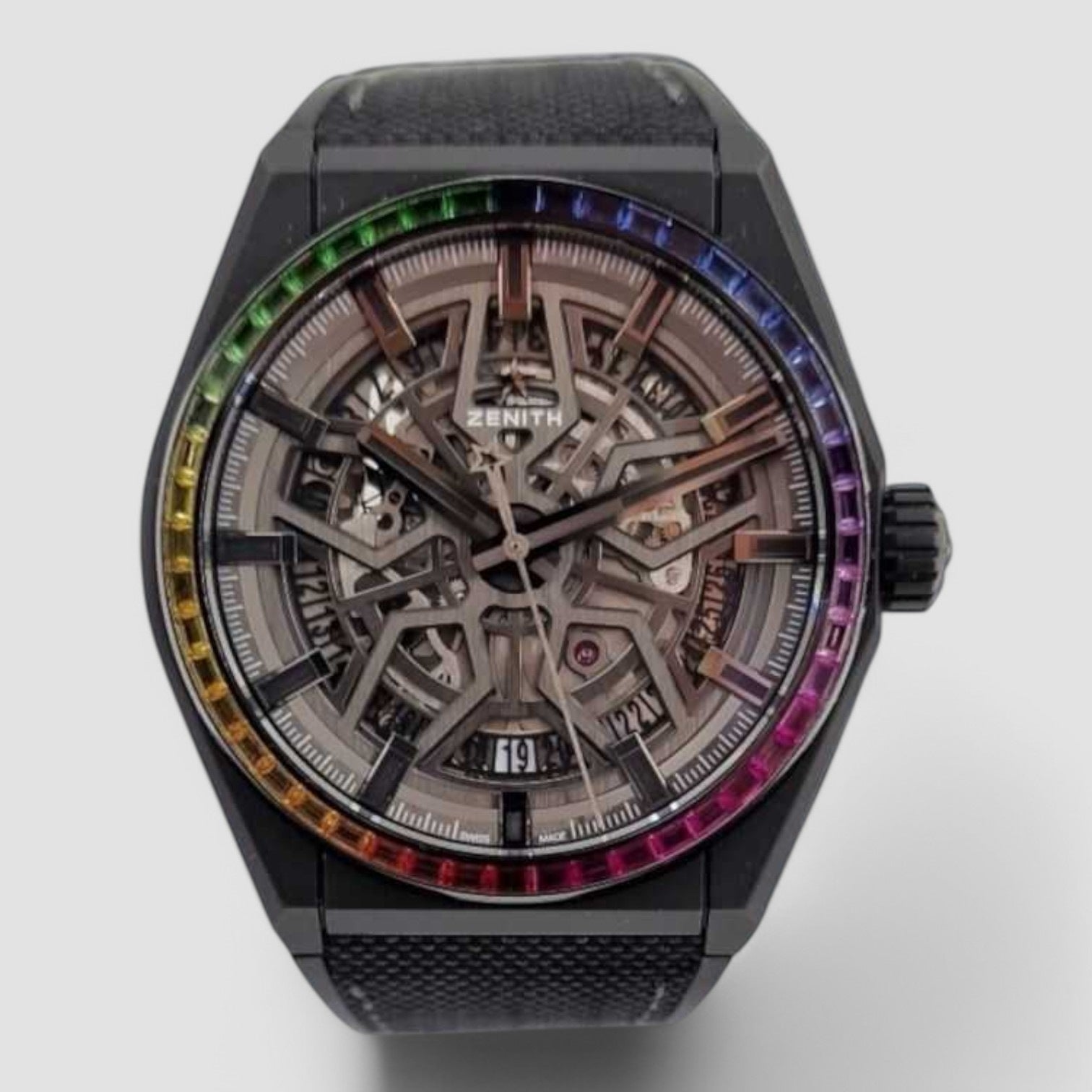 Zenith Defy Classic 41mm Black Ceramic Rainbow
