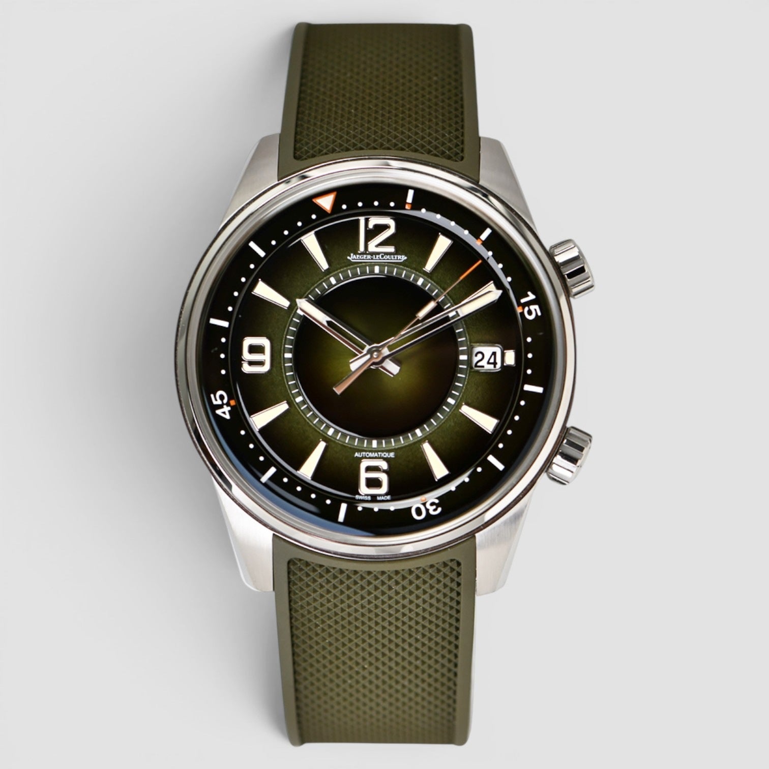 Polaris Date Green Dial