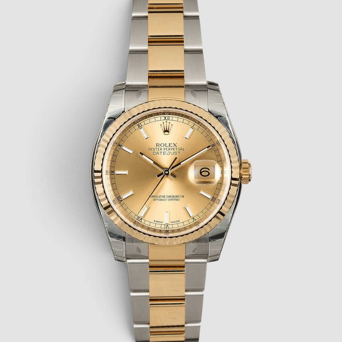 Datejust 36 Champagne Index Dial Oyster