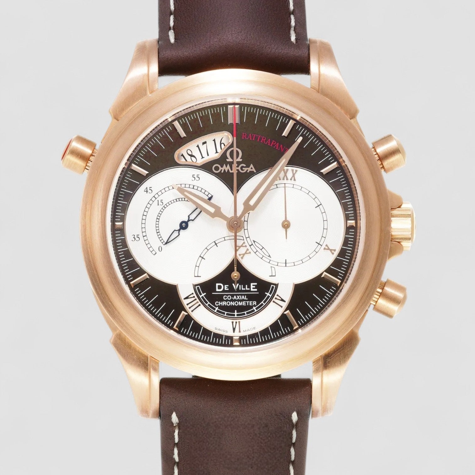 De Ville Co-Axial 41 Chronoscope Rattrapante Red Gold