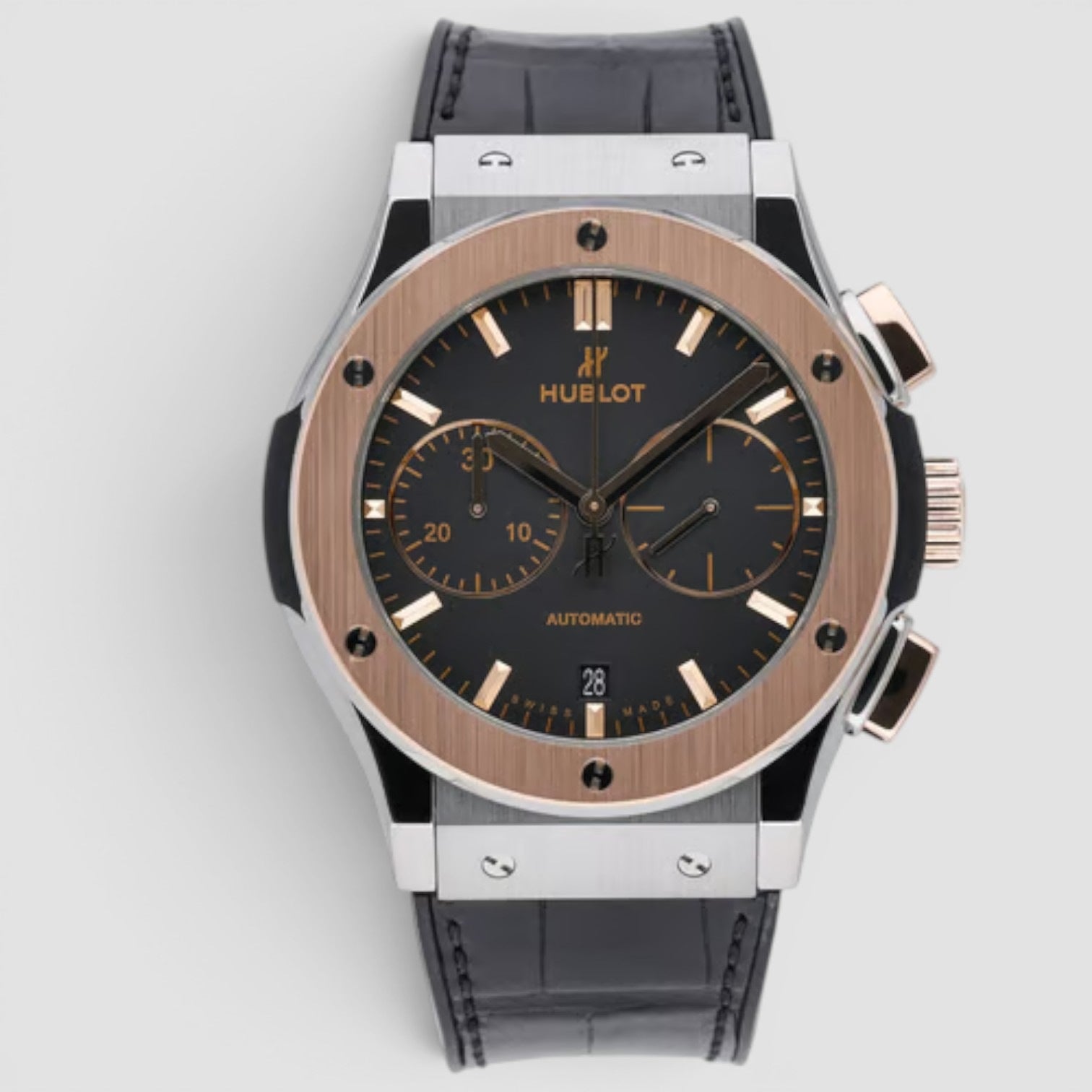 Classic Fusion Chronograph 45mm Titanium & Rose Gold