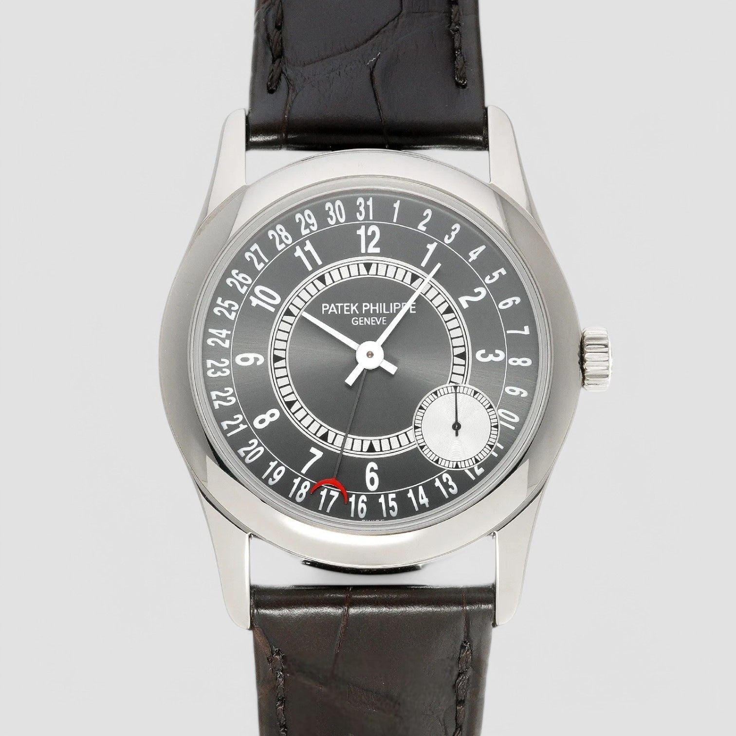 Calatrava 18K White Gold Gray Dial