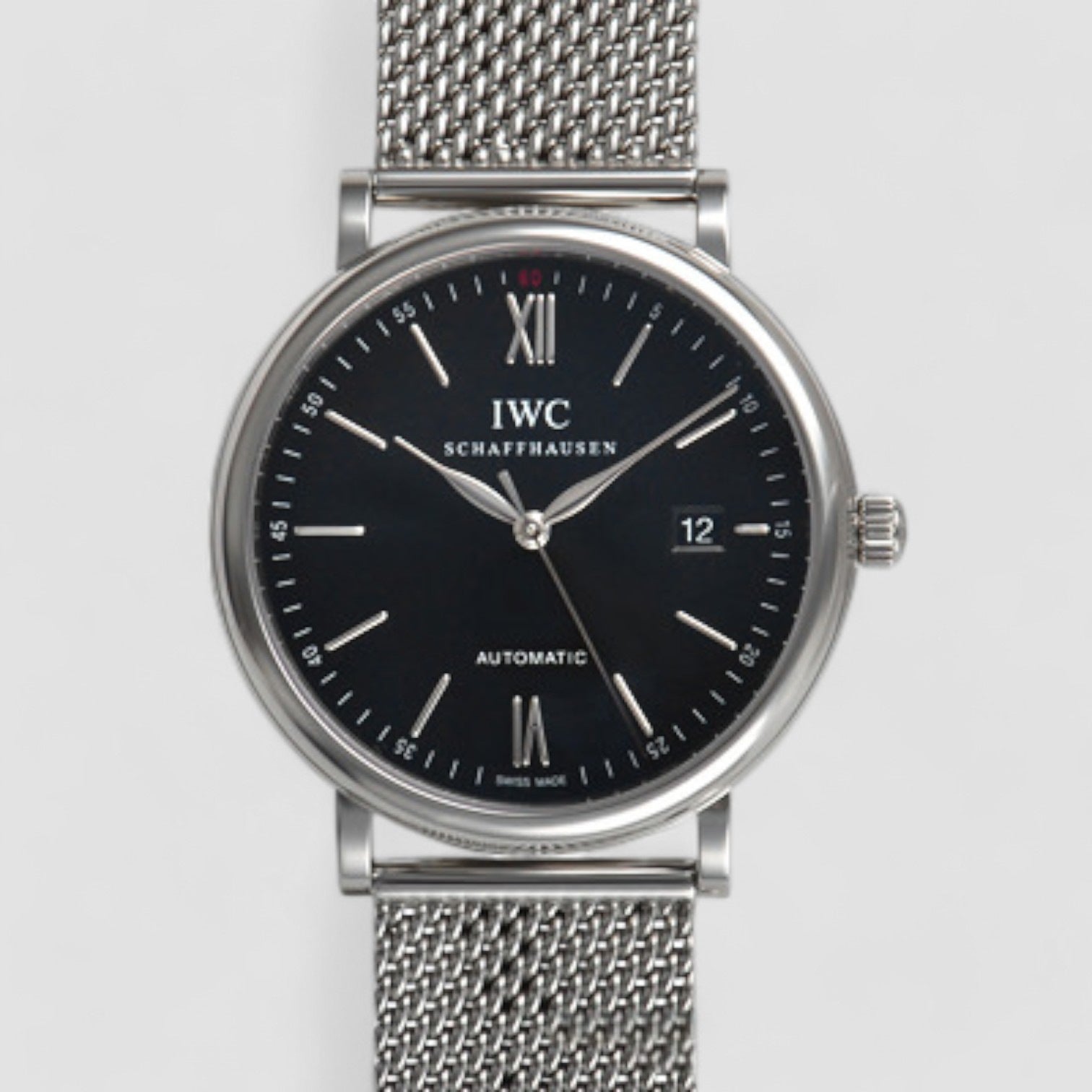 Portofino Automatic Black Dial SS / SS