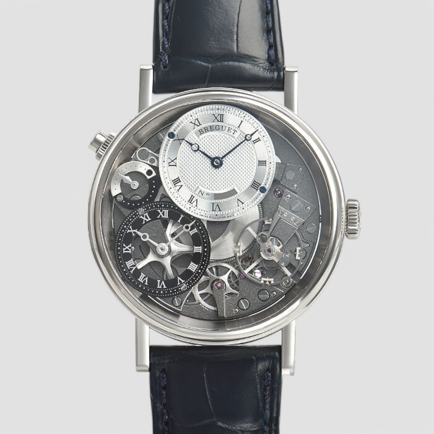 Tradition GMT Manual Wind White Gold 40MM