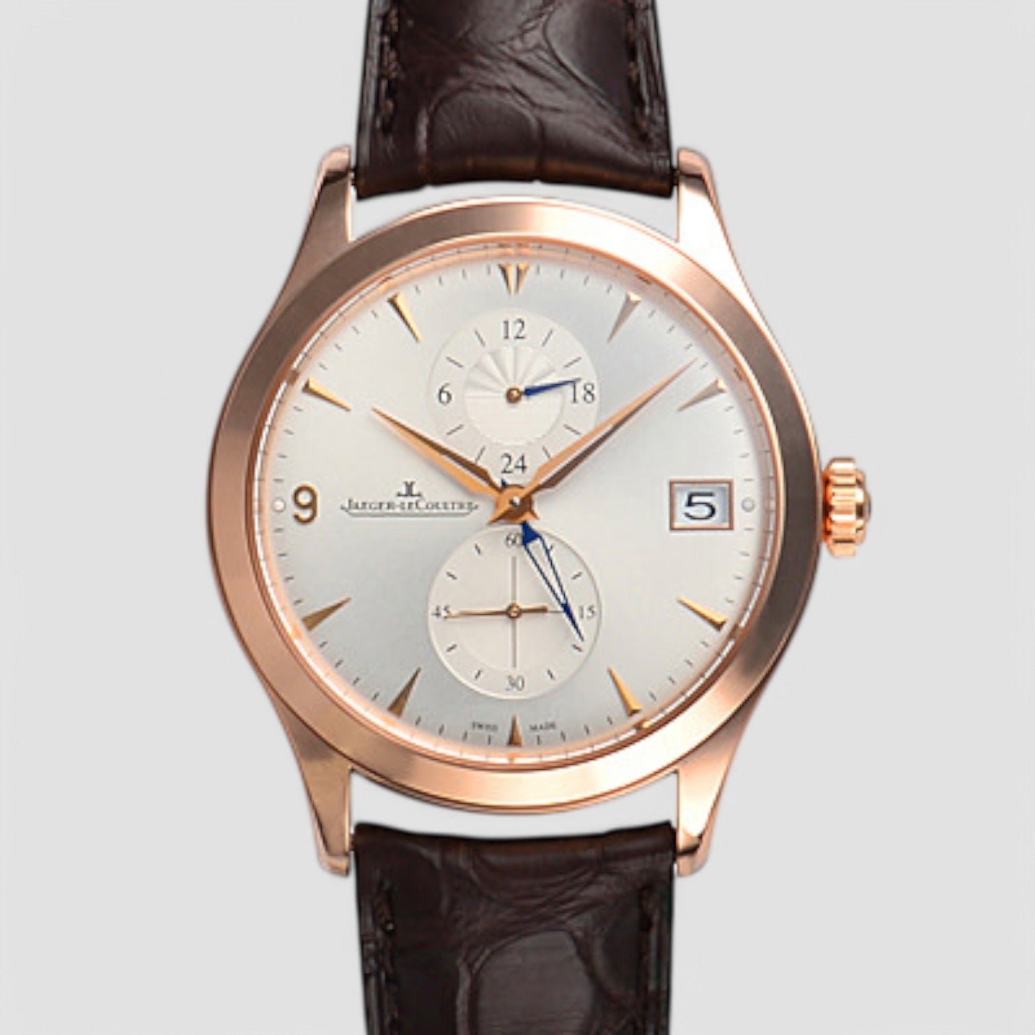 Master Hometime Silvered Dial Men's Watch