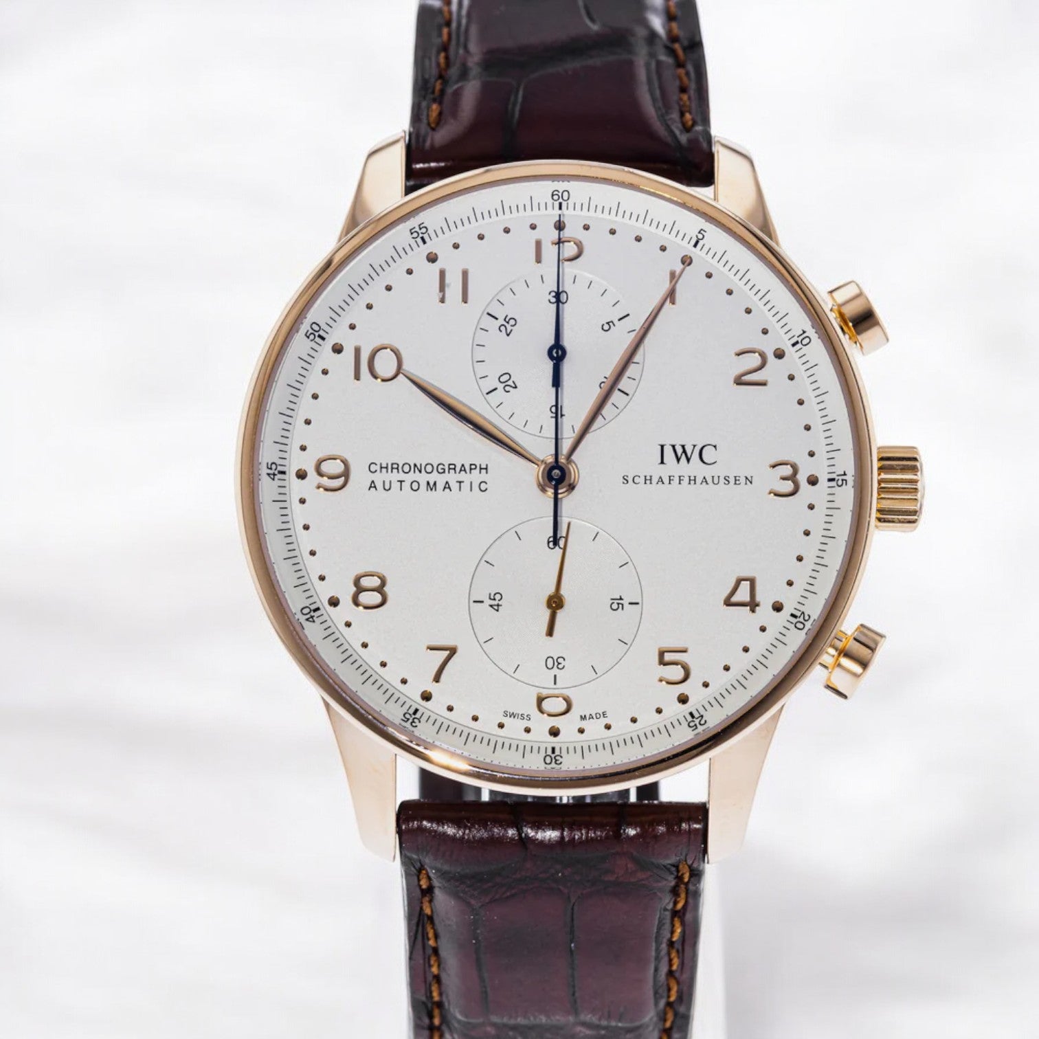 Portugieser Chronograph 18K Rose Gold / Silver Dial