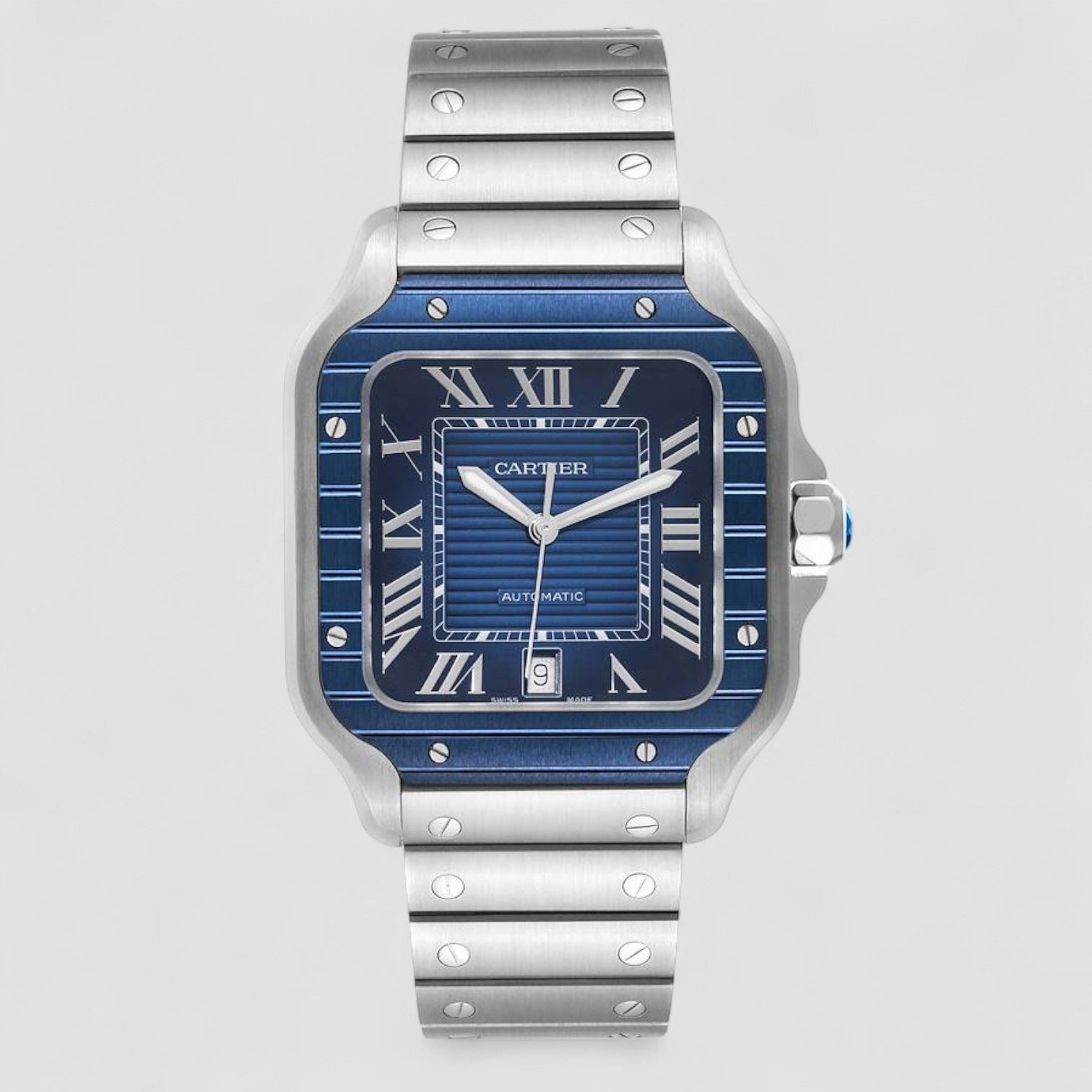 Santos De Cartier Blue Dial