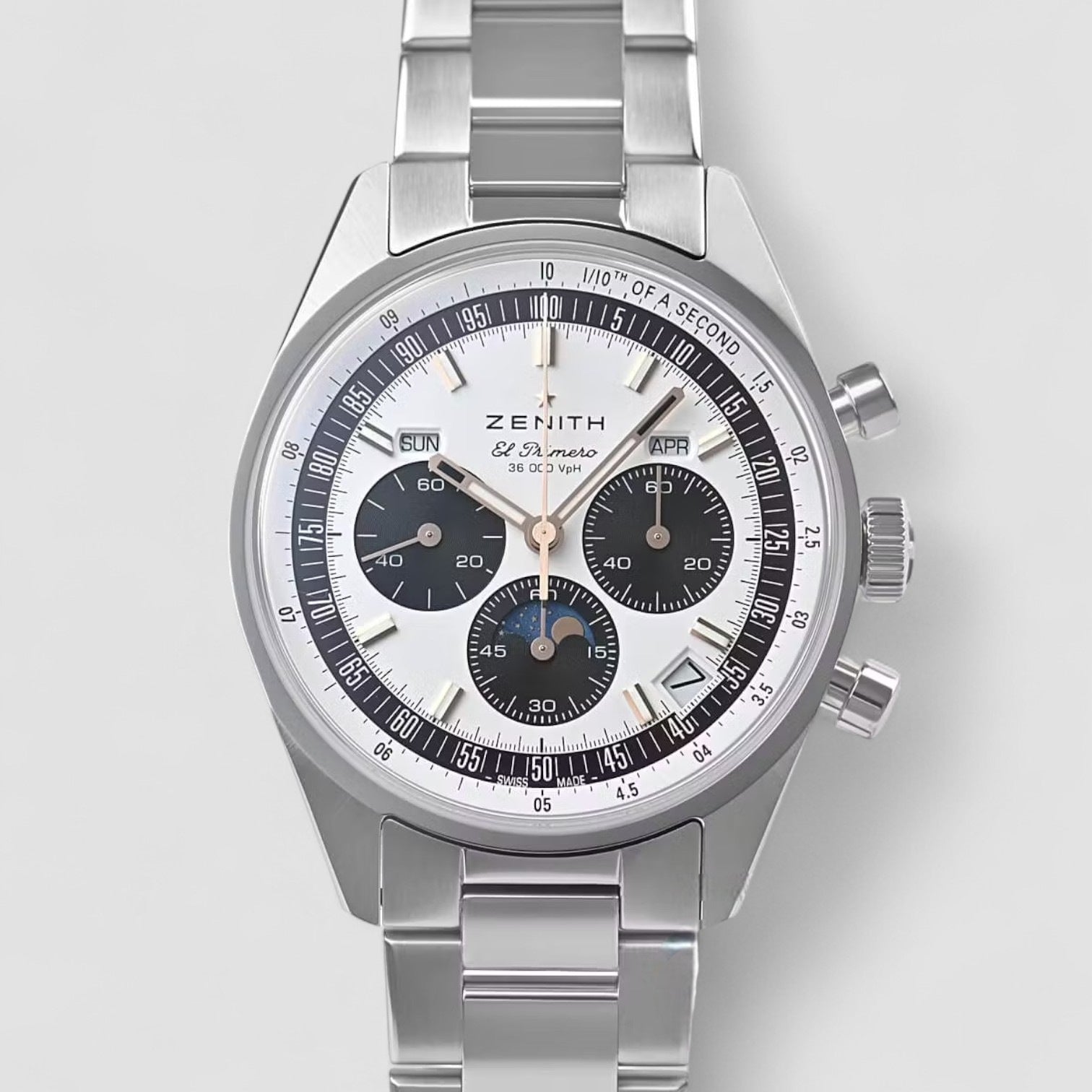 Chronomaster Original Triple Calendar Automatic Silver Dial Men's Watch