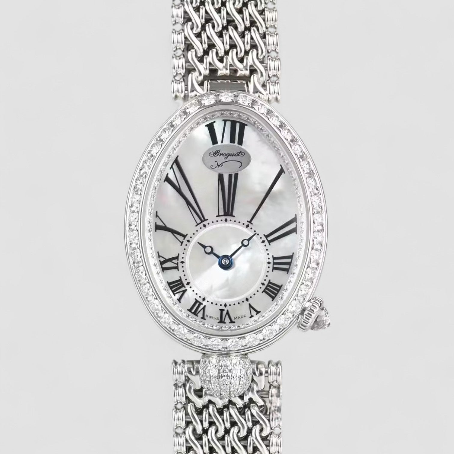 Reine de Naples 8928 White Gold Women's Watch