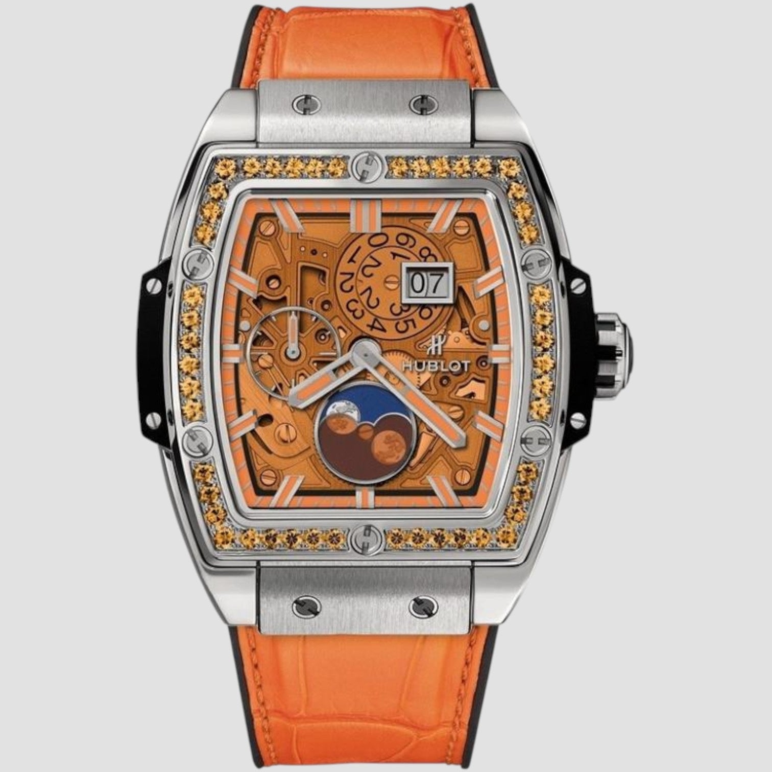 Spirit of Big Bang Moonphase Titanium Orange 42 mm