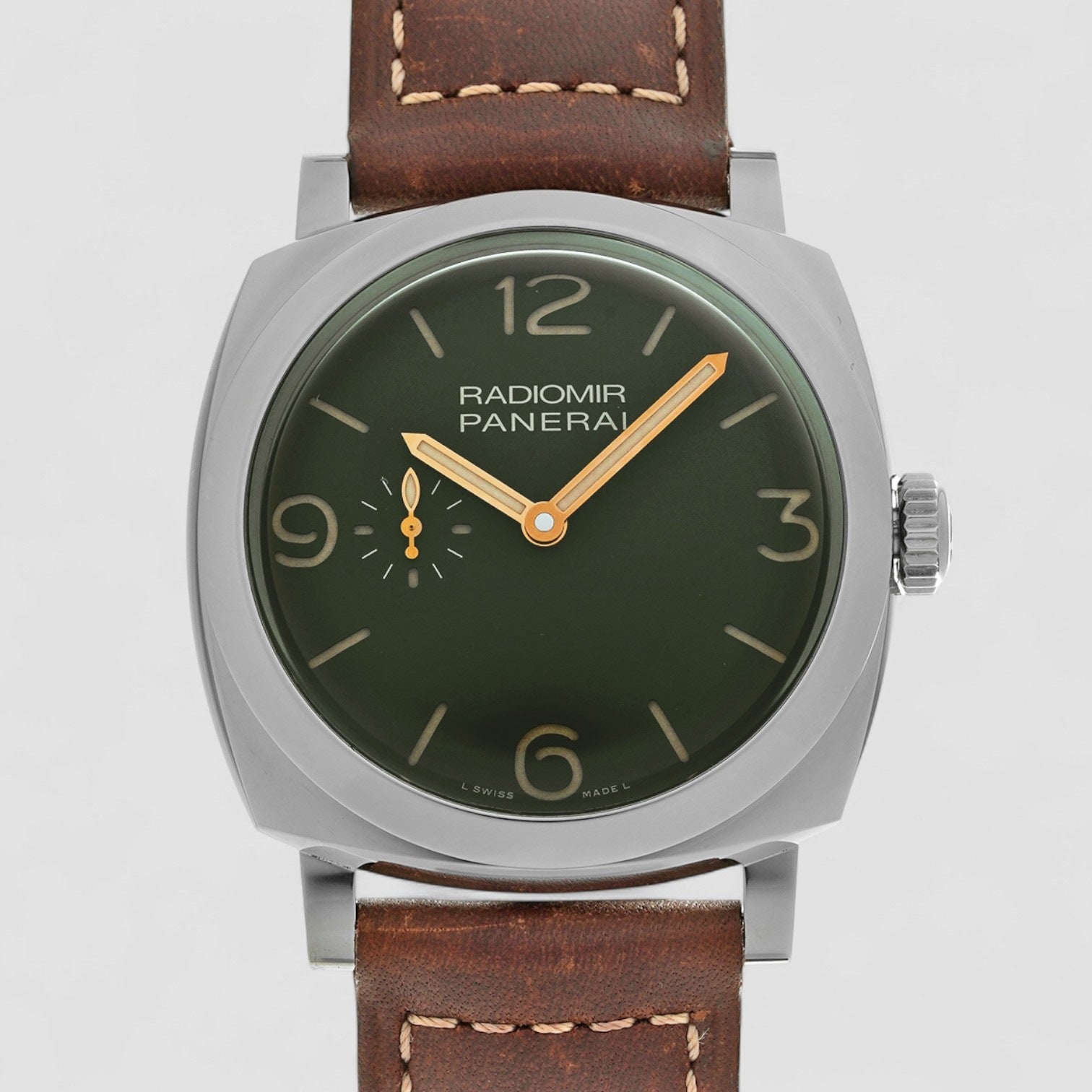 Radiomir 1940 45 3 Days Automatic Stainless Steel / Military Green Description