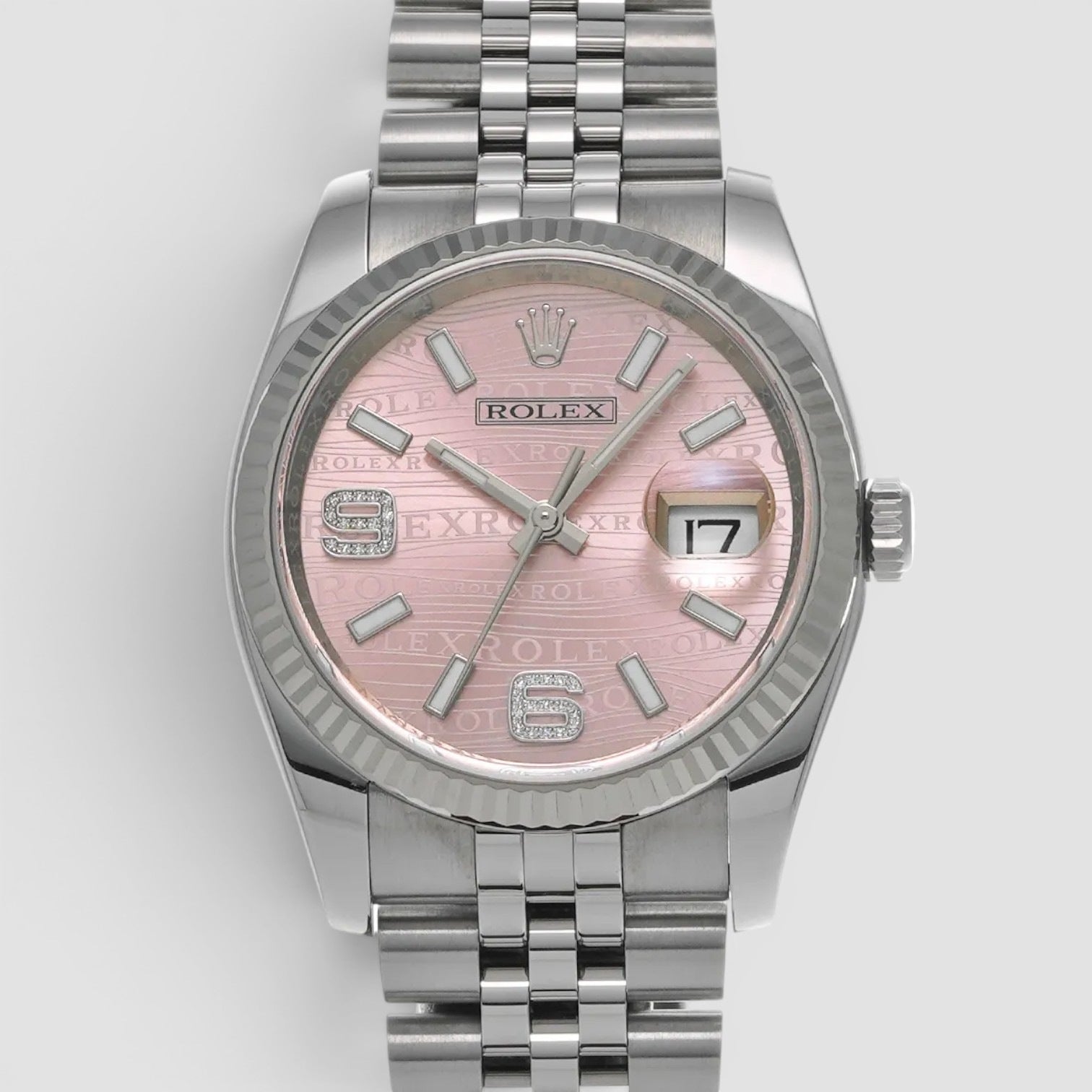 Datejust 36 Pink wave Dial jubilee