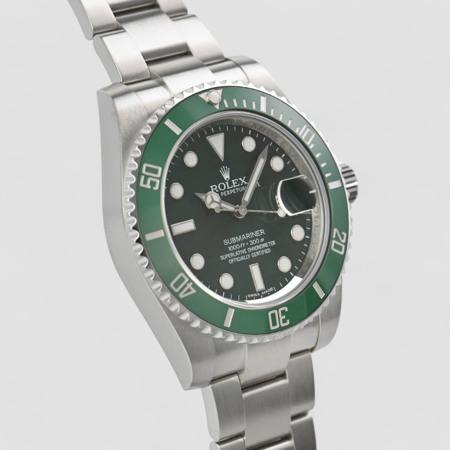 Submariner "Hulk" Green Ceramic Bezel Green Dial SS