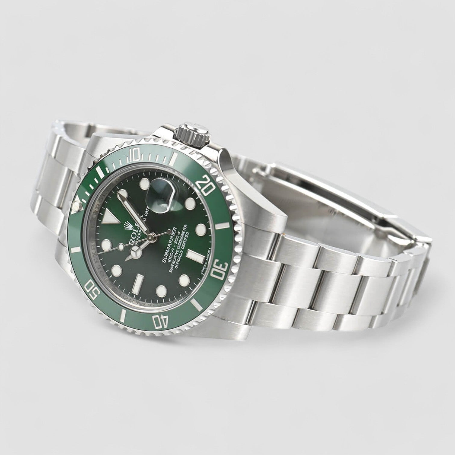 Submariner "Hulk" Green Ceramic Bezel Green Dial SS